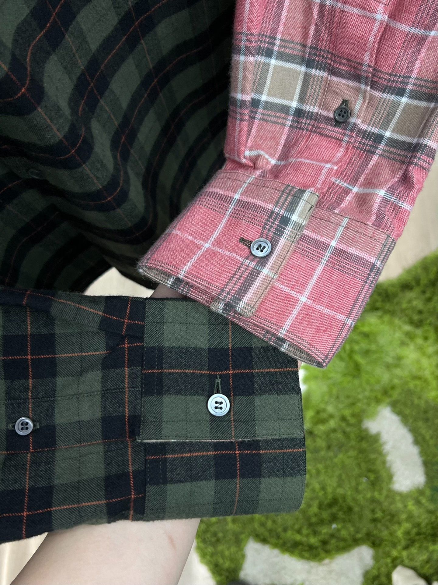 Loewe Loewe Patchwork Green Shirt xs Men Size US XS / EU 42 / 0 - 4 Thumbnail