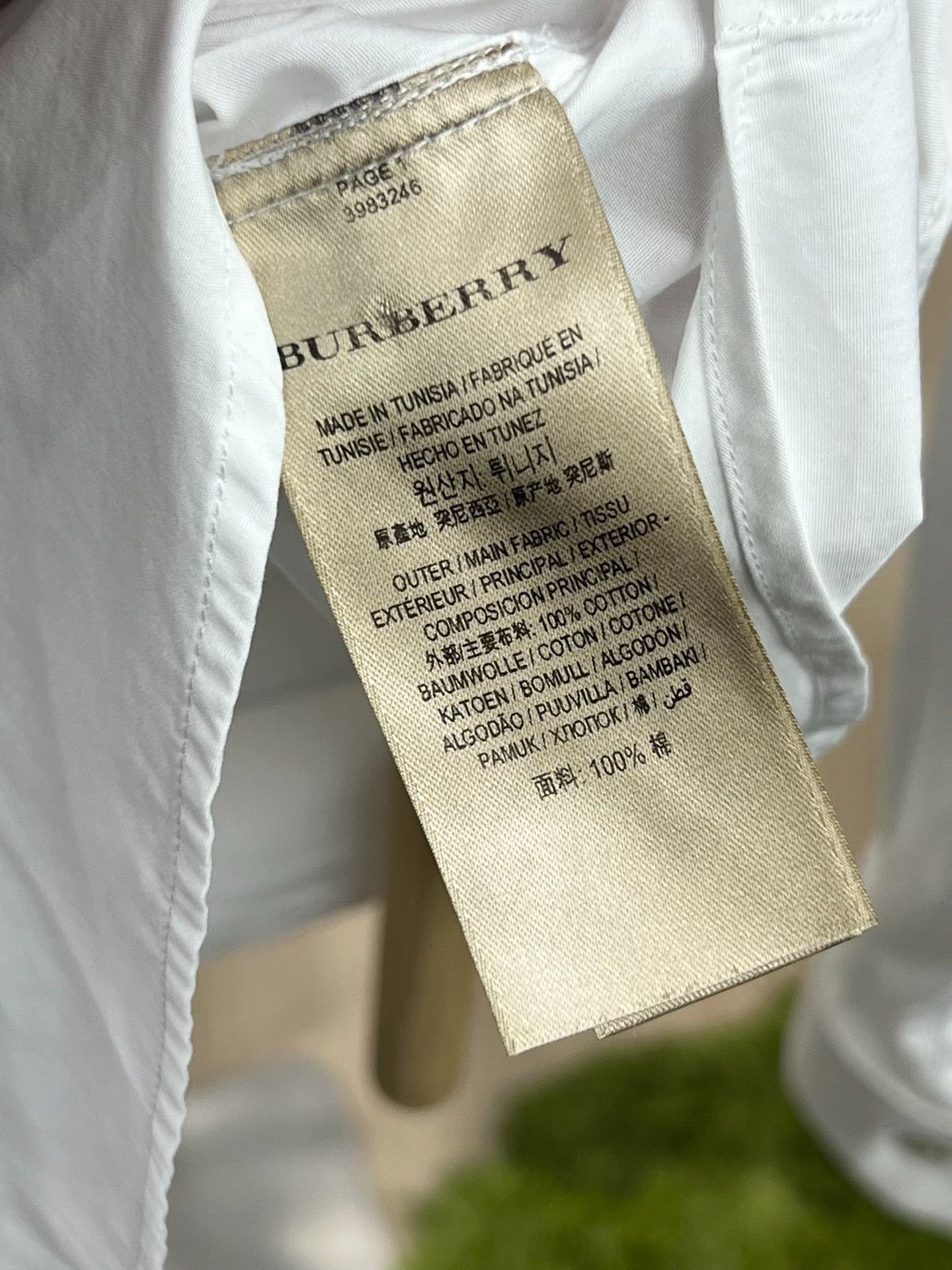 Burberry Burberry Limited White Shirt s Men Size US S / EU 44-46 / 1 - 6 Thumbnail