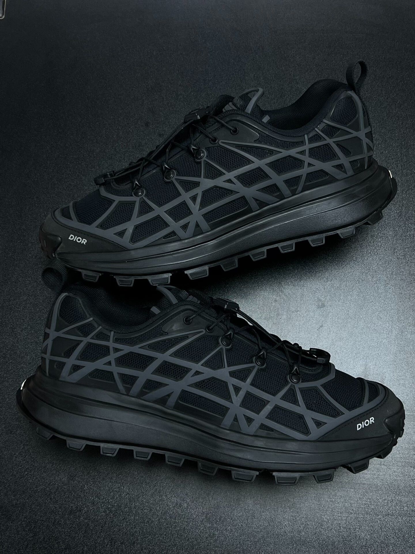 Dior Dior Printed Plaid Black Lowtop Sneakers 10 Men Size US 10 / EU 43 - 5 Thumbnail