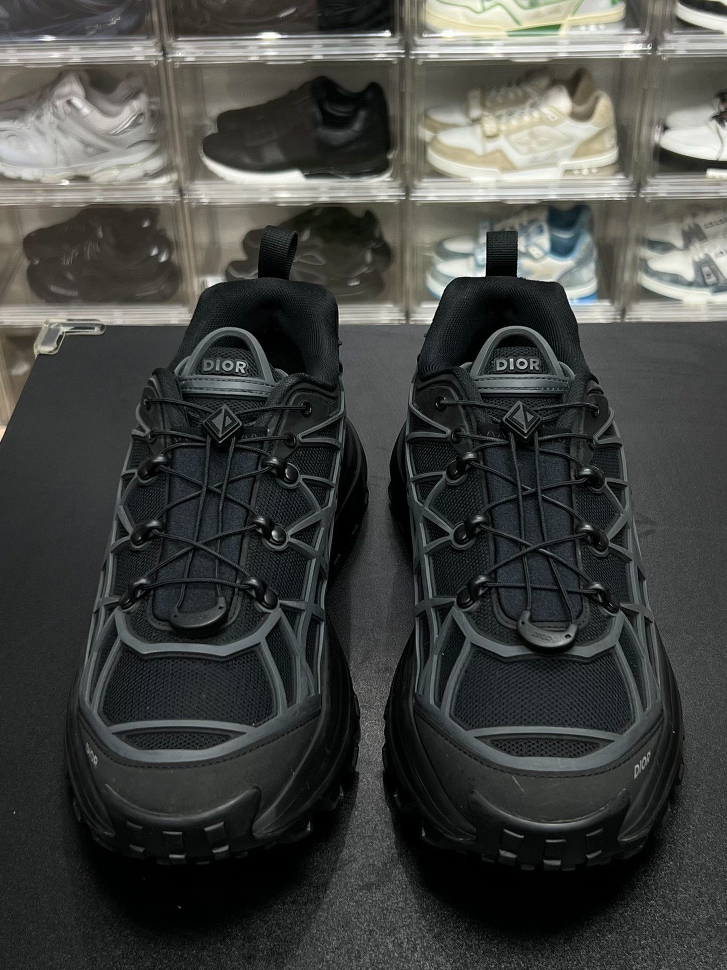Dior Dior Printed Plaid Black Lowtop Sneakers 10 Men Size US 10 / EU 43 - 2 Thumbnail