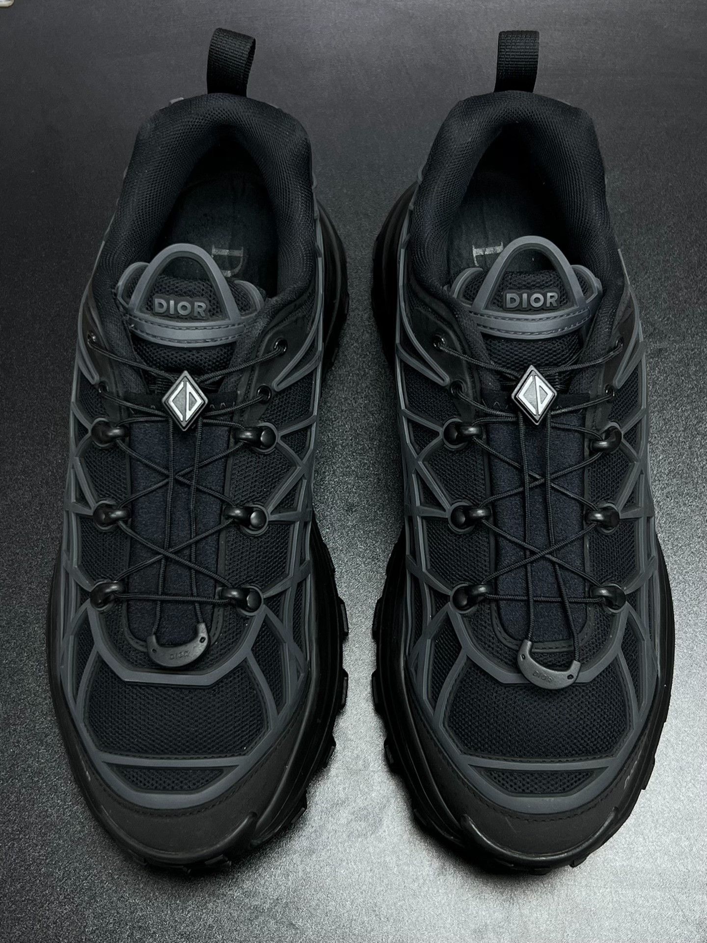 Dior Dior Printed Plaid Black Lowtop Sneakers 10 Men Size US 10 / EU 43 - 3 Thumbnail