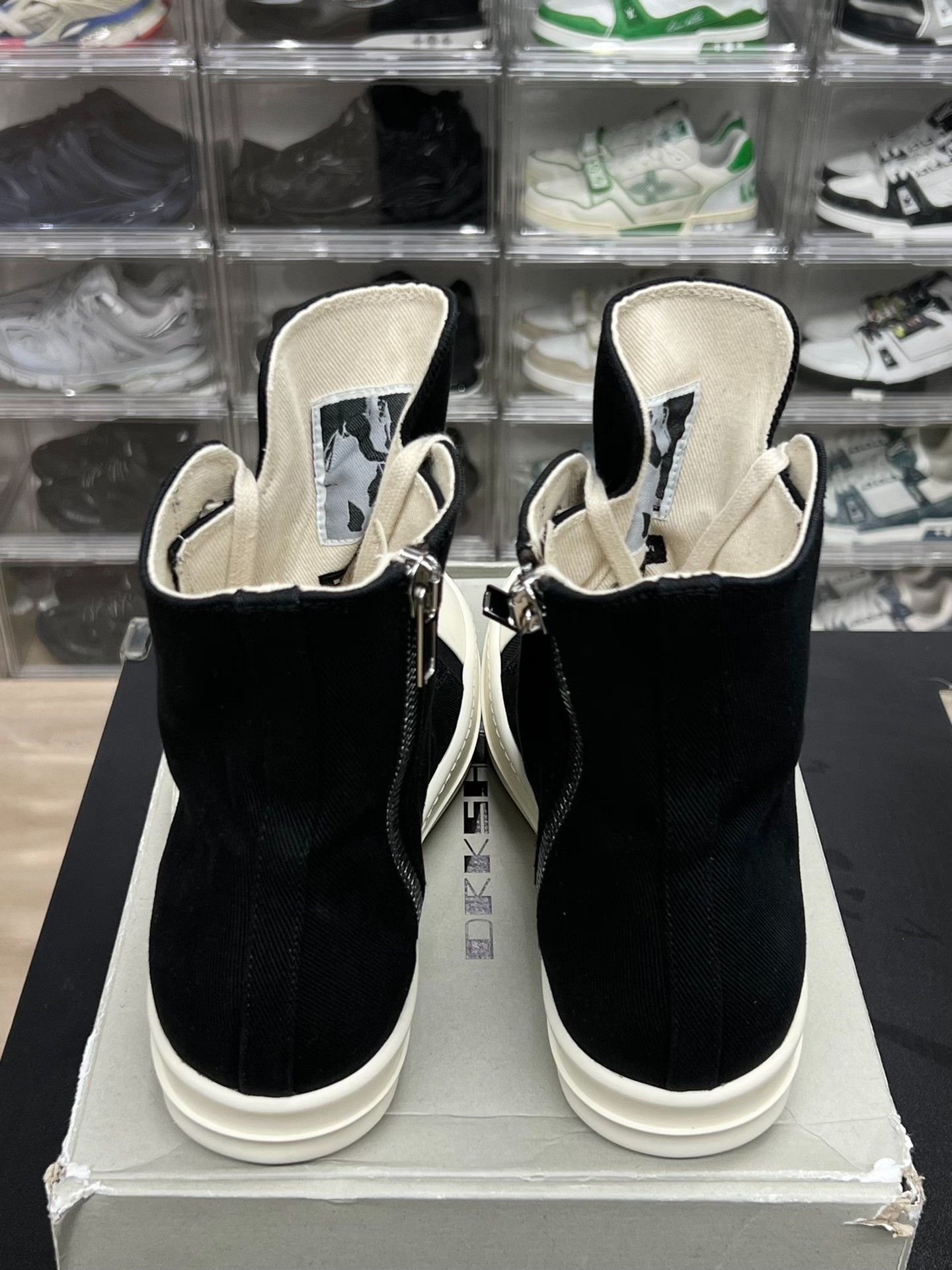 Rick Owens Rick Owens Black Lowtop Sneakers 10 Men Size US 10 / EU 43 - 6 Thumbnail