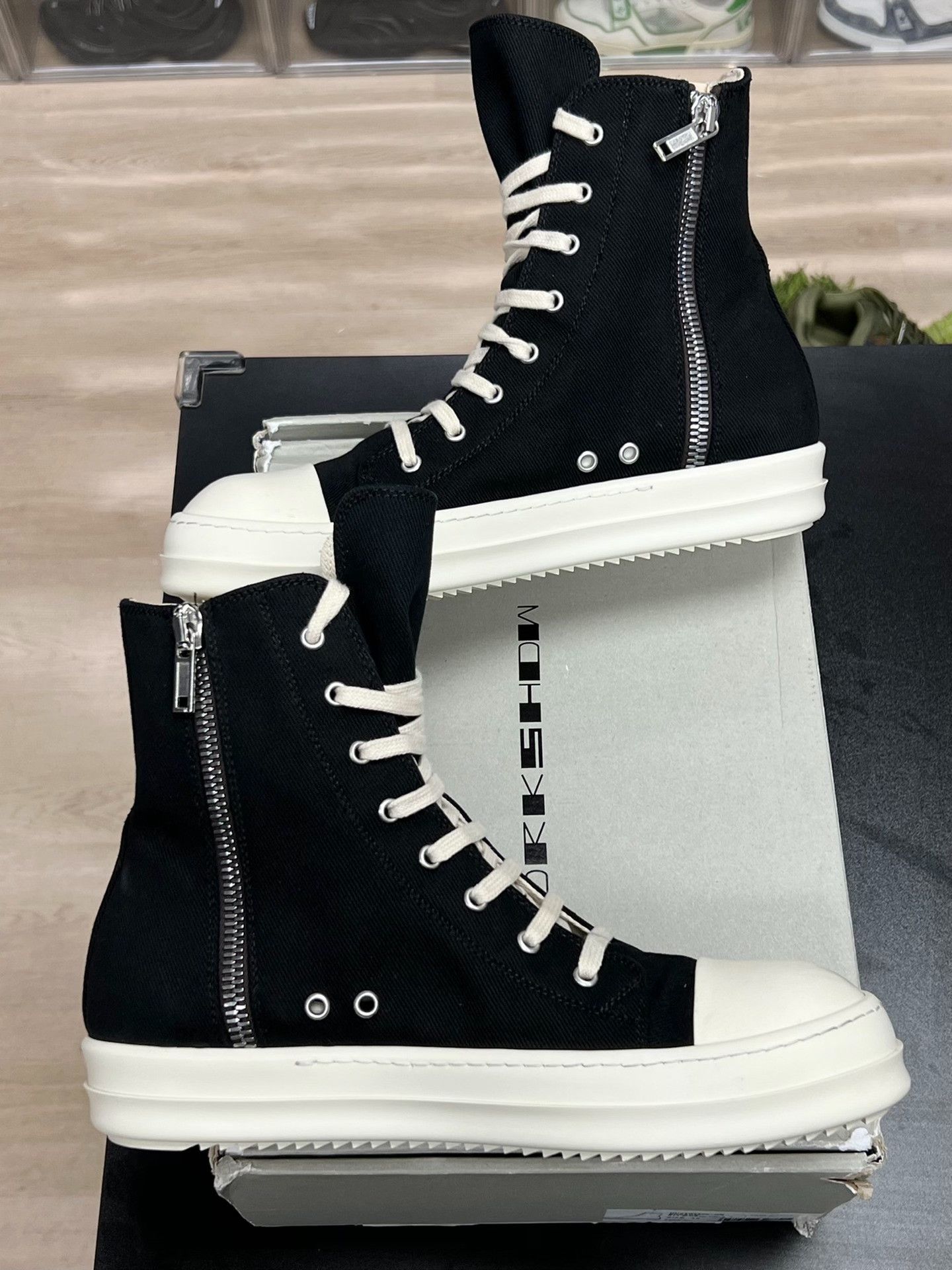 Rick Owens Rick Owens Black Lowtop Sneakers 10 Men Size US 10 / EU 43 - 5 Thumbnail