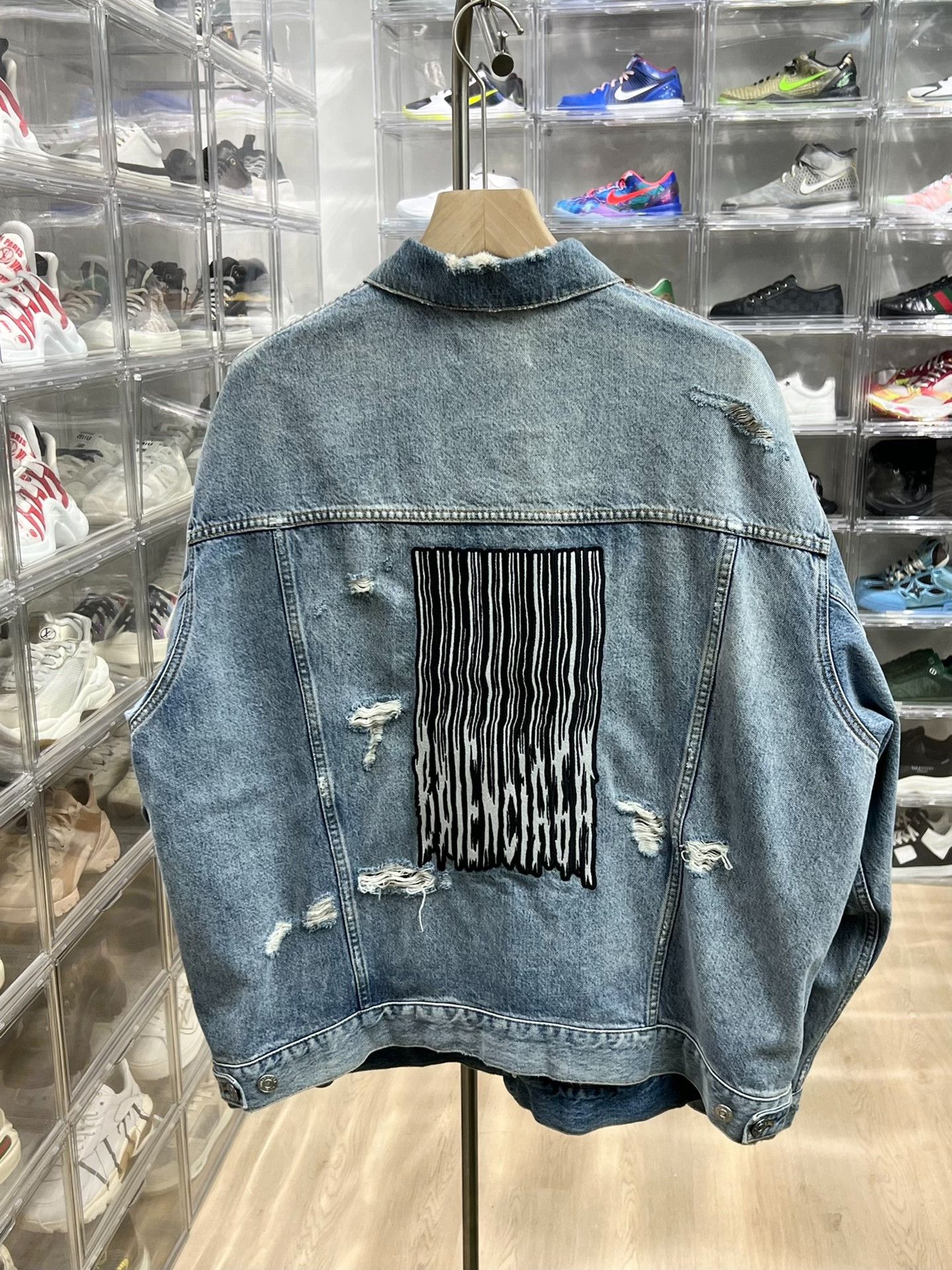 Balenciaga Balenciaga Denim Blue Light Jacket xs Men Size US XS / EU 42 / 0 - 5 Thumbnail