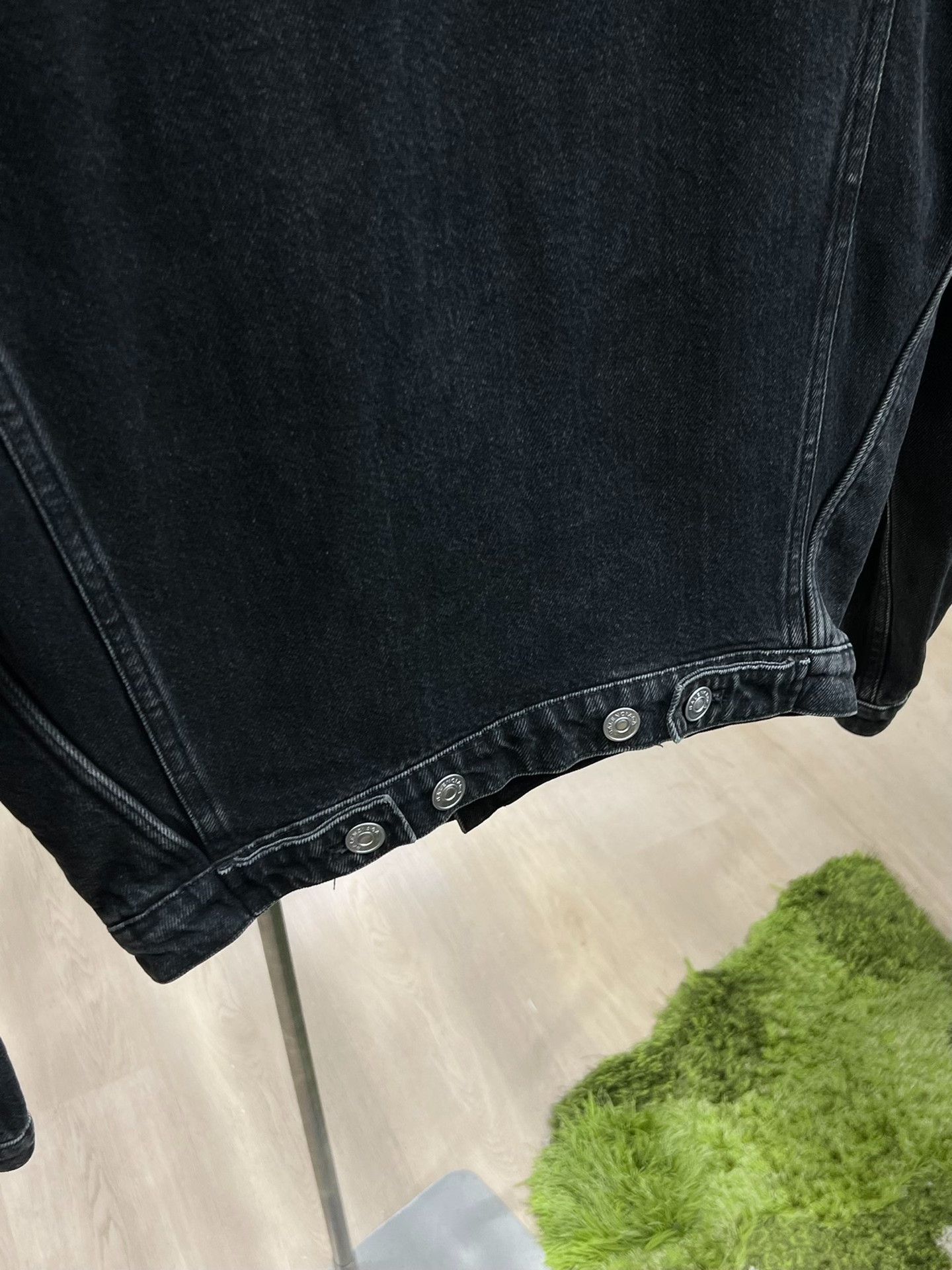 Balenciaga Balenciaga Denim Black Light Jacket l Men Size US L / EU 52-54 / 3 - 6 Thumbnail