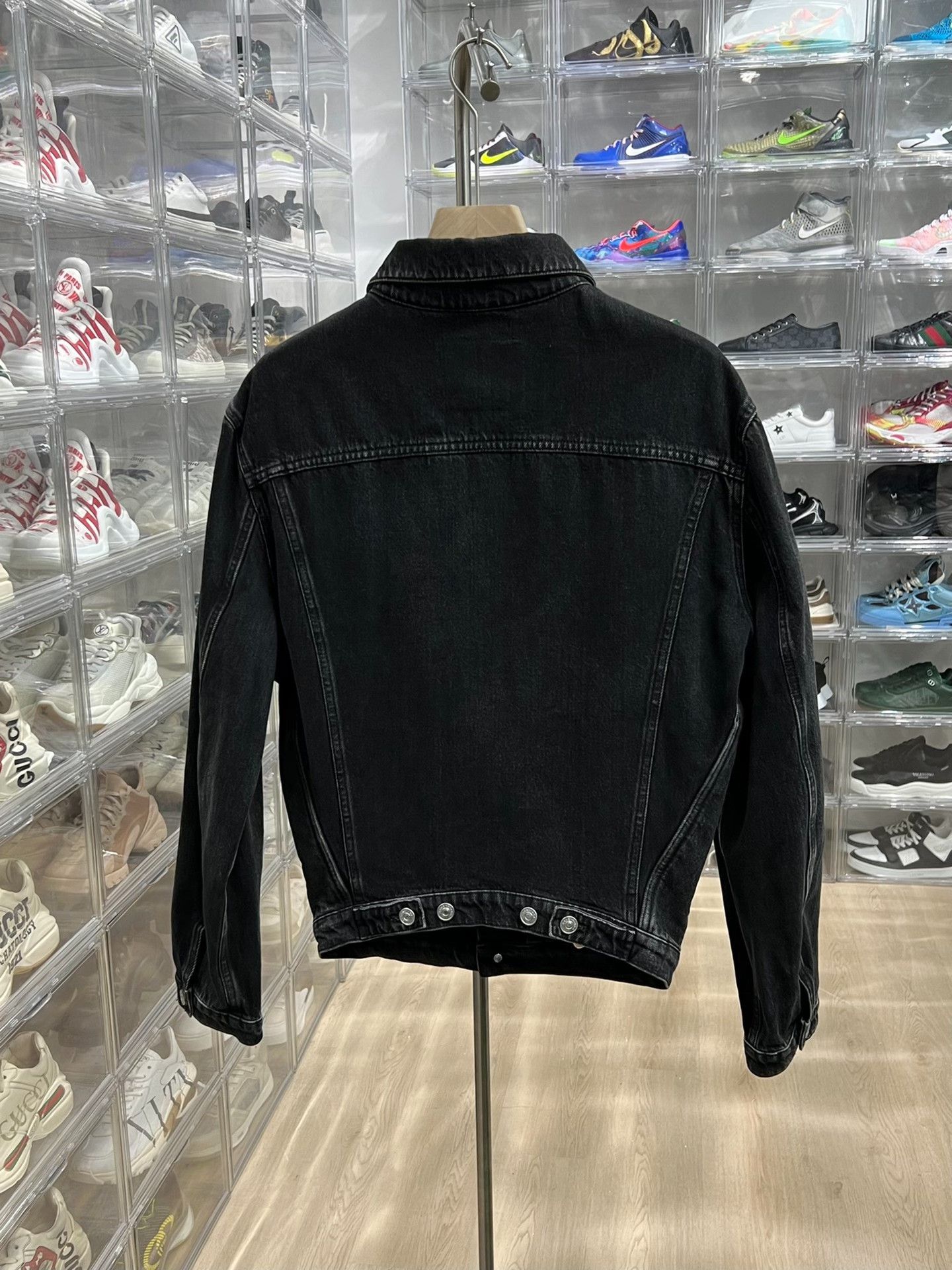 Balenciaga Balenciaga Denim Black Light Jacket l Men Size US L / EU 52-54 / 3 - 5 Thumbnail