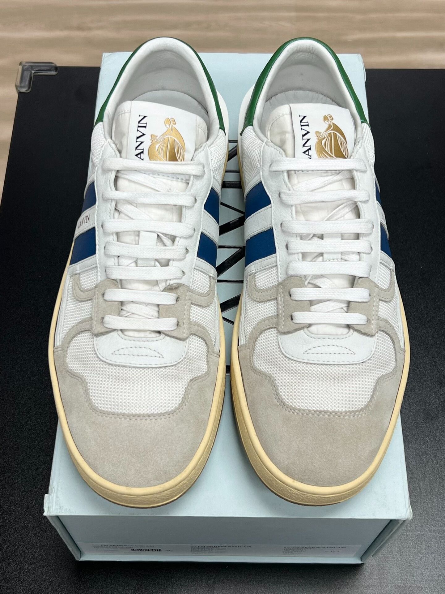 Lanvin Lanvin Blue Lowtop Sneakers 11 Men Size US 11 / EU 44 - 3 Thumbnail