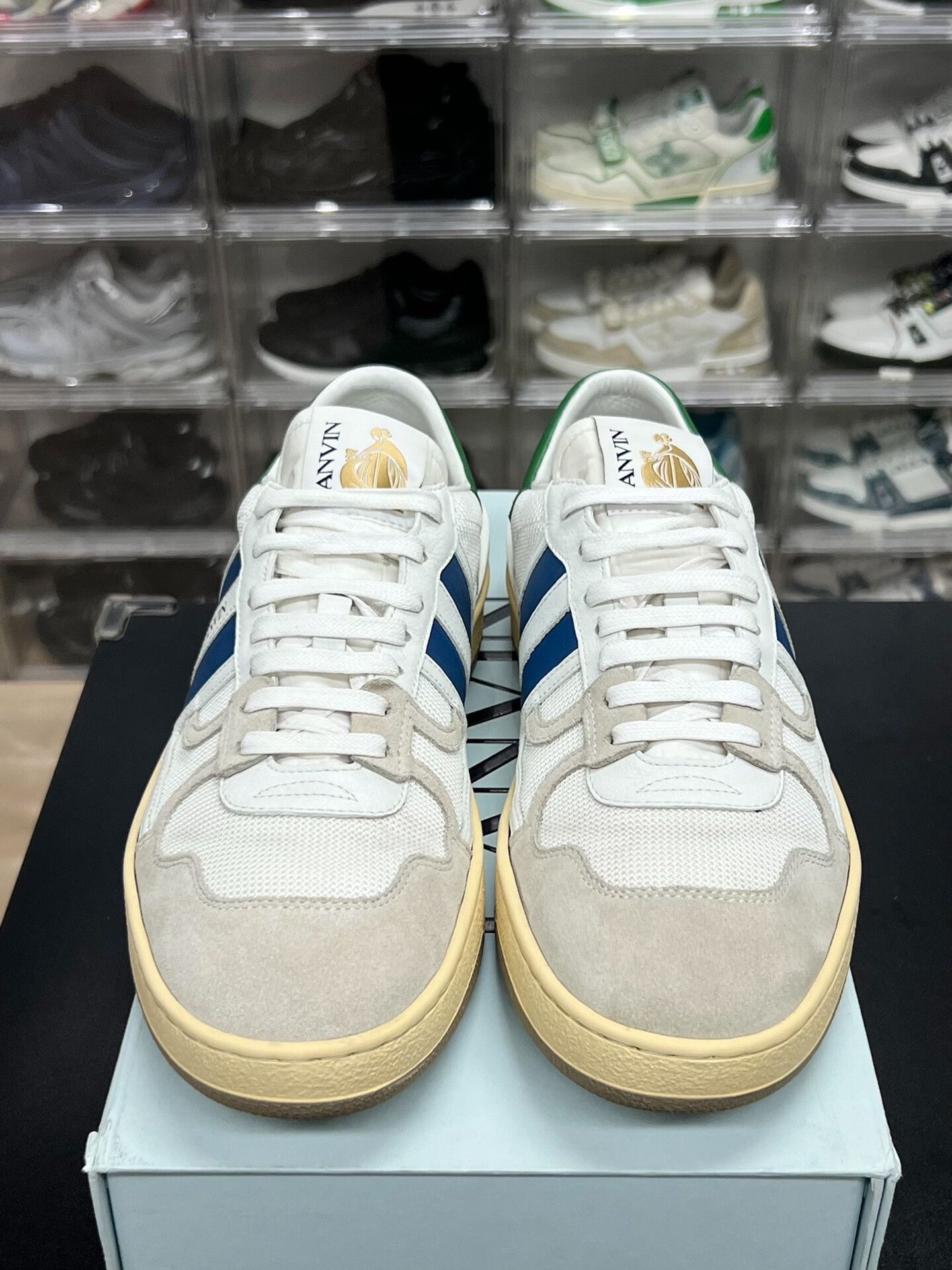 Lanvin Lanvin Blue Lowtop Sneakers 11 Men Size US 11 / EU 44 - 2 Thumbnail