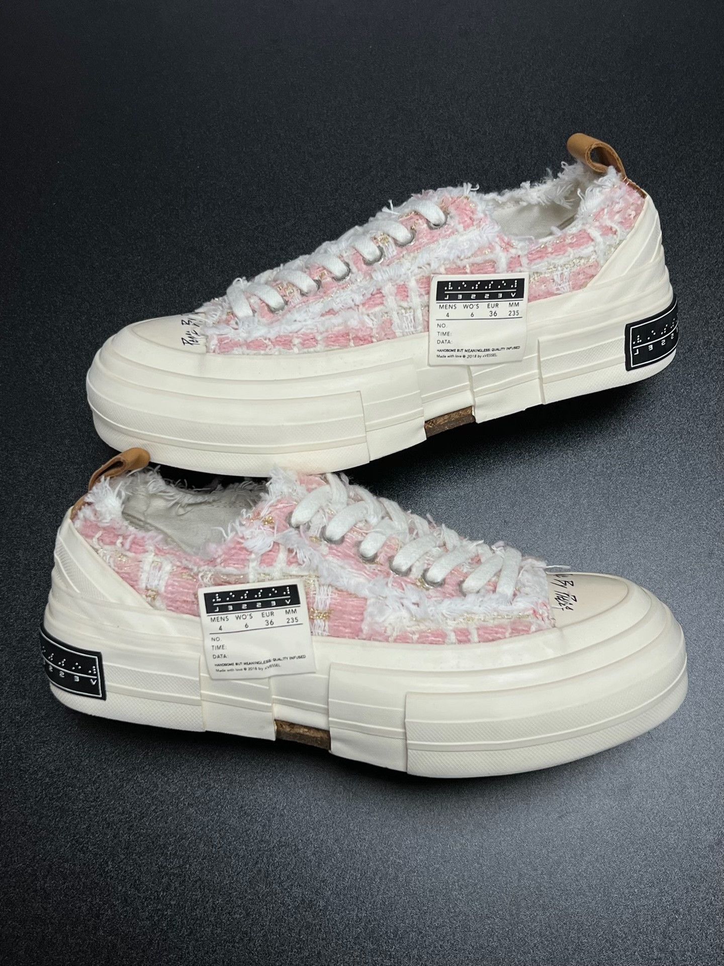 Yohji Yamamoto Yohji Yamamoto Pink Lowtop Sneakers us_6 Women Size US 6 / IT 36 - 5 Thumbnail