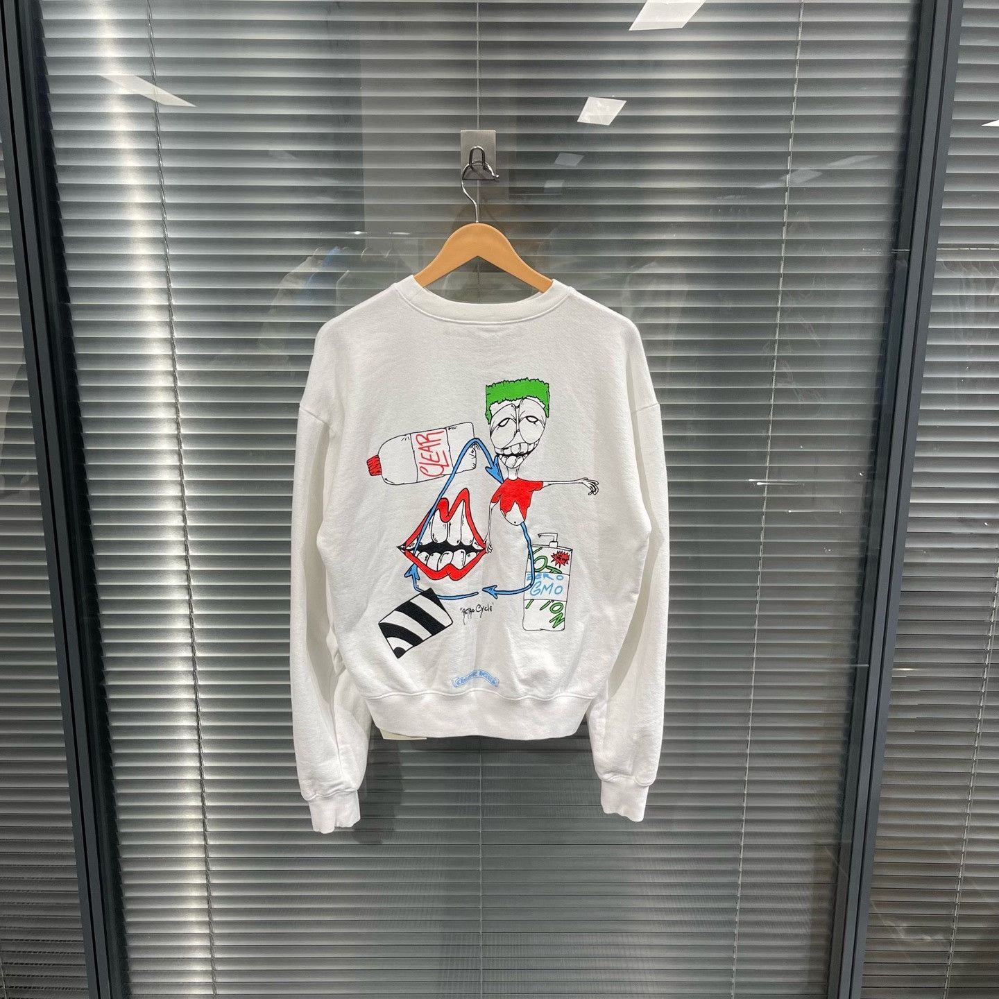 Chrome Hearts Chrome Hearts Matty Boy Clear Sweatshirt XS Size US XS / EU 42 / 0 - 2 Thumbnail