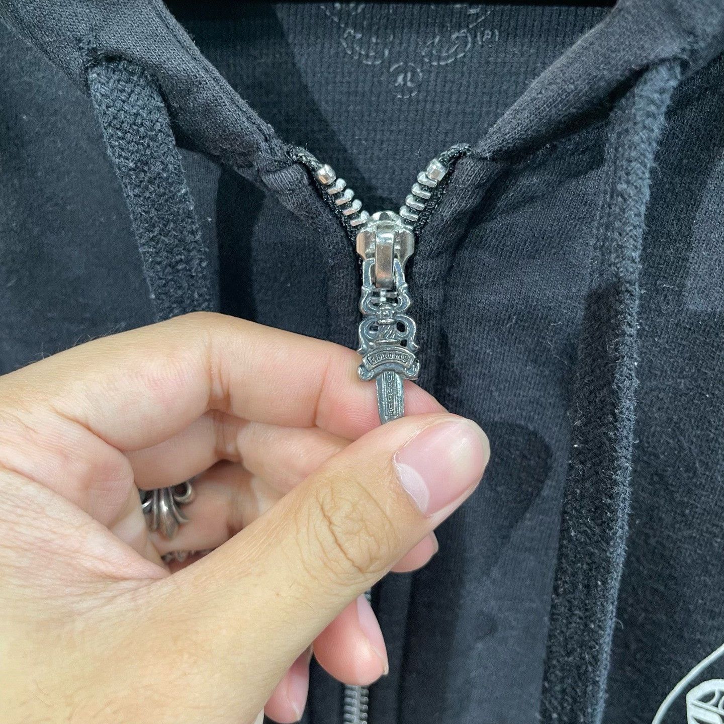 Chrome Hearts Chrome Hearts Horseshoe Cross Zip Hoodie XL Size US XL / EU 56 / 4 - 6 Thumbnail