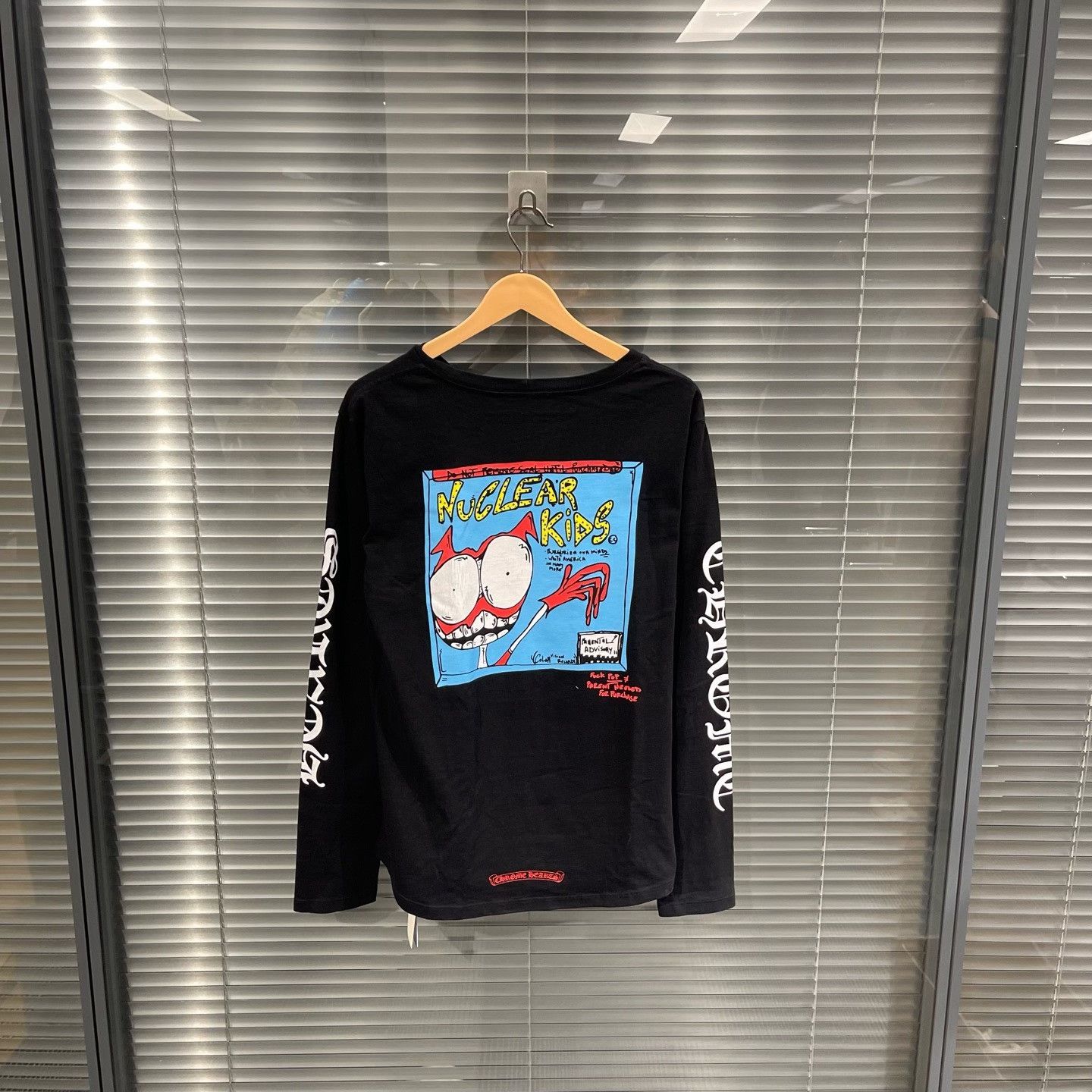 Chrome Hearts Chrome Hearts Matty Boy Nuclear Kids L/S Tee M Size US M / EU 48-50 / 2 - 2 Thumbnail