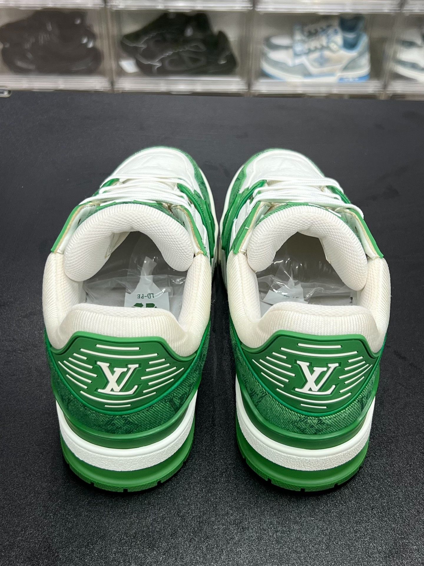 Louis Vuitton Louis Vuitton Training Denim Green Lowtop Sneakers 5.5 Men Size US 5.5 / EU 38 - 7 Thumbnail