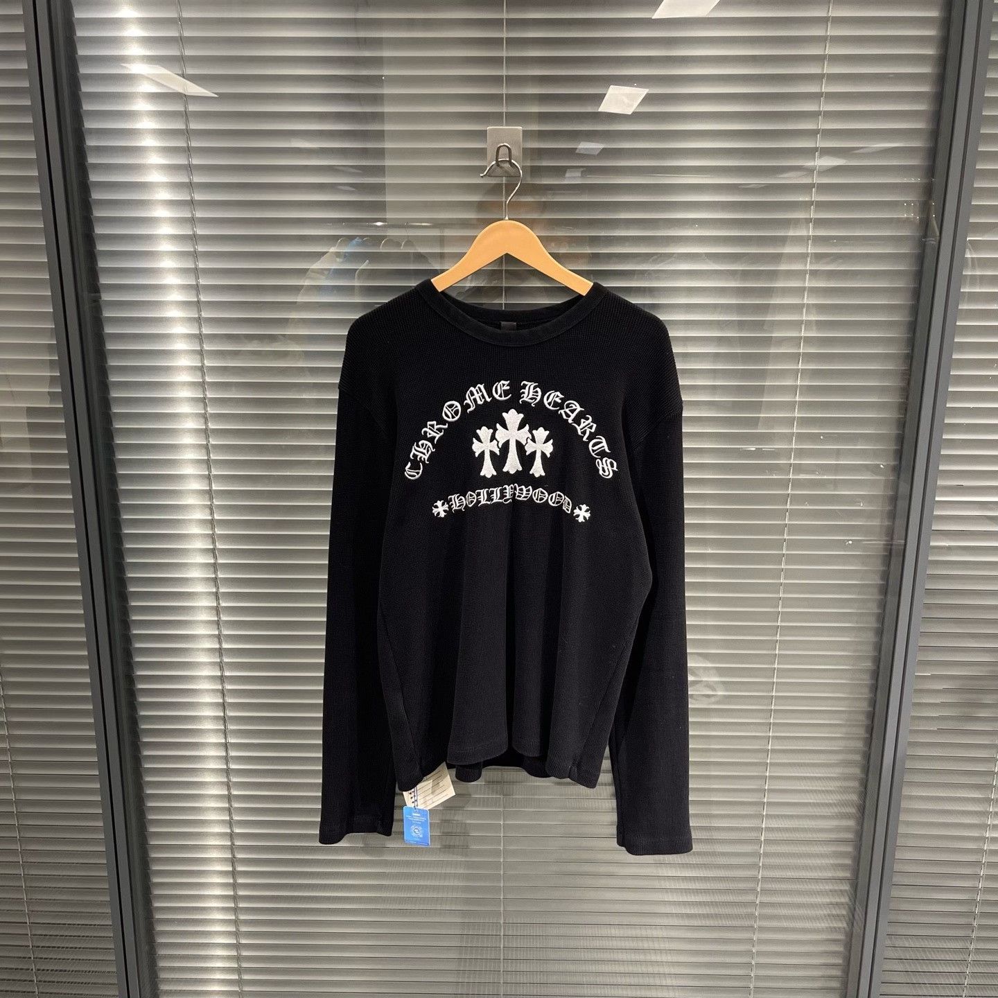 Chrome Hearts Chrome Hearts Triple Cross Embroidered Long Sleeve L Size US L / EU 52-54 / 3 - 2 Thumbnail