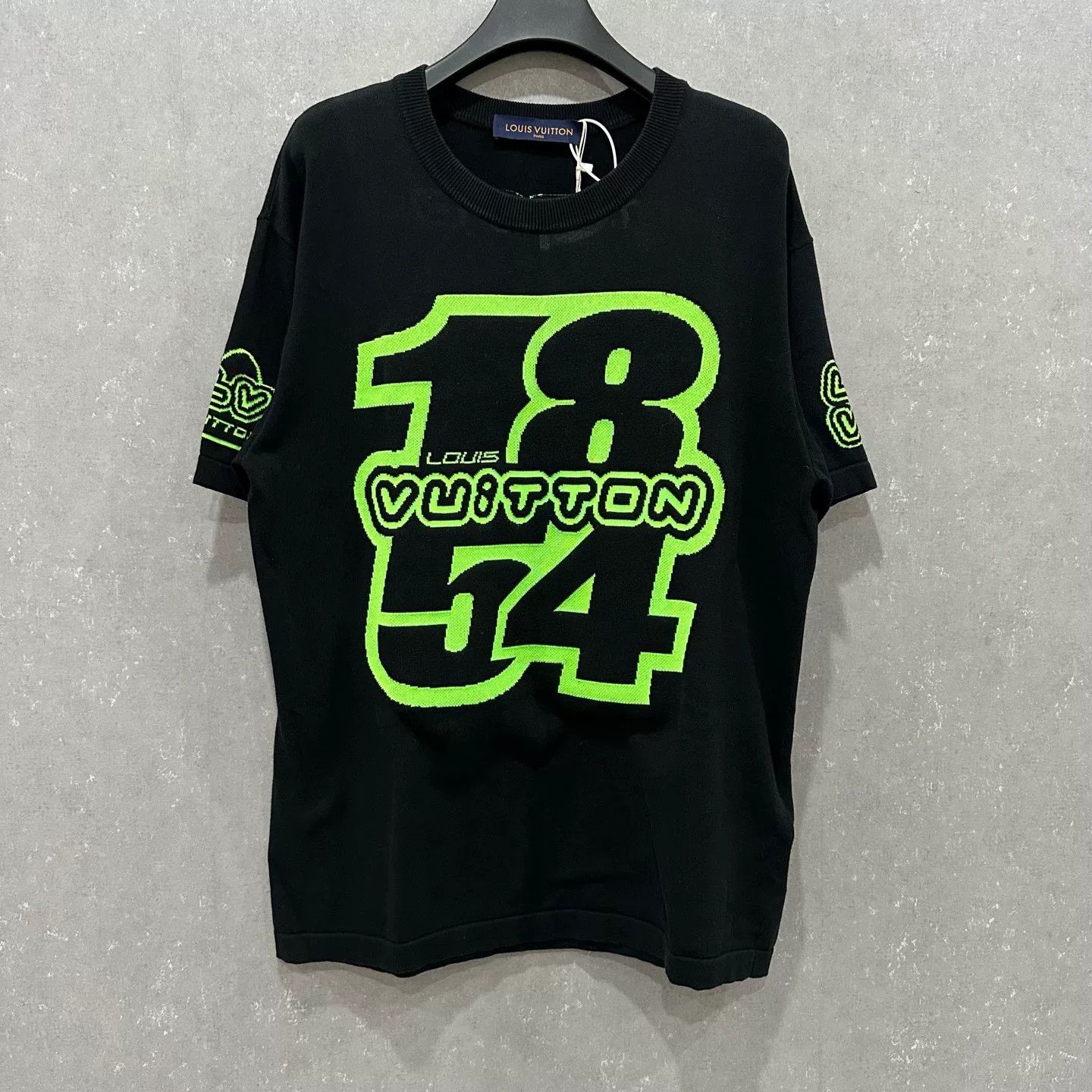 Louis Vuitton Louis Vuitton 1854 Neon Logo Knit T-Shirt M Size US M / EU 48-50 / 2 - 2 Thumbnail