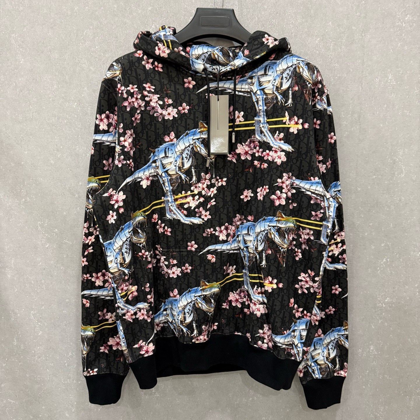 Dior Dior x Sorayama Robot Dinosaur Cherry Blossom Hoodie XL Size US XL / EU 56 / 4 - 2 Thumbnail