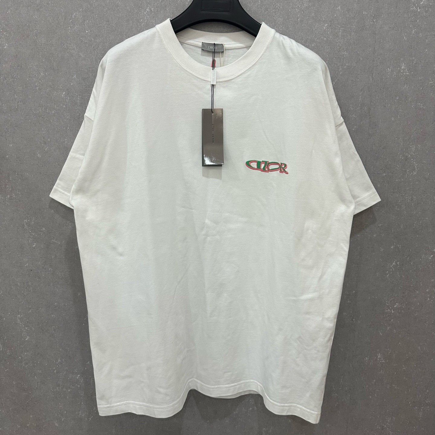 Dior Dior Embroidered Logo T-Shirt XL Size US XL / EU 56 / 4 - 2 Thumbnail