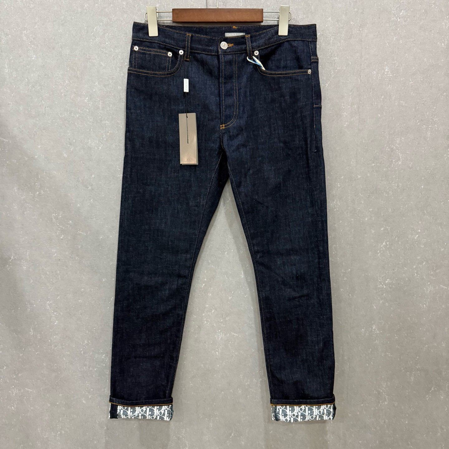 Dior Dior Oblique Cuffed Denim Jeans 30 Size US 30 / EU 46 - 4 Thumbnail