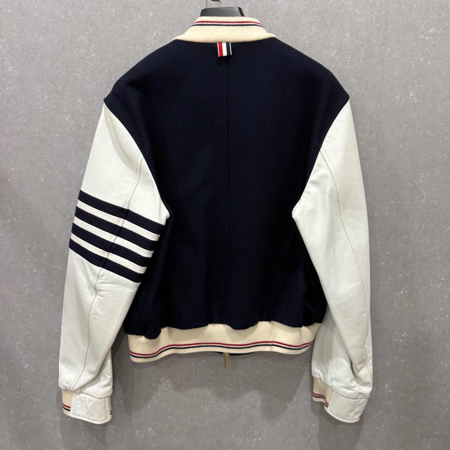 Thom Browne Thom Browne Wool Leather Varsity Jacket Size 5 Size US XXL / EU 58 / 5 - 3 Thumbnail