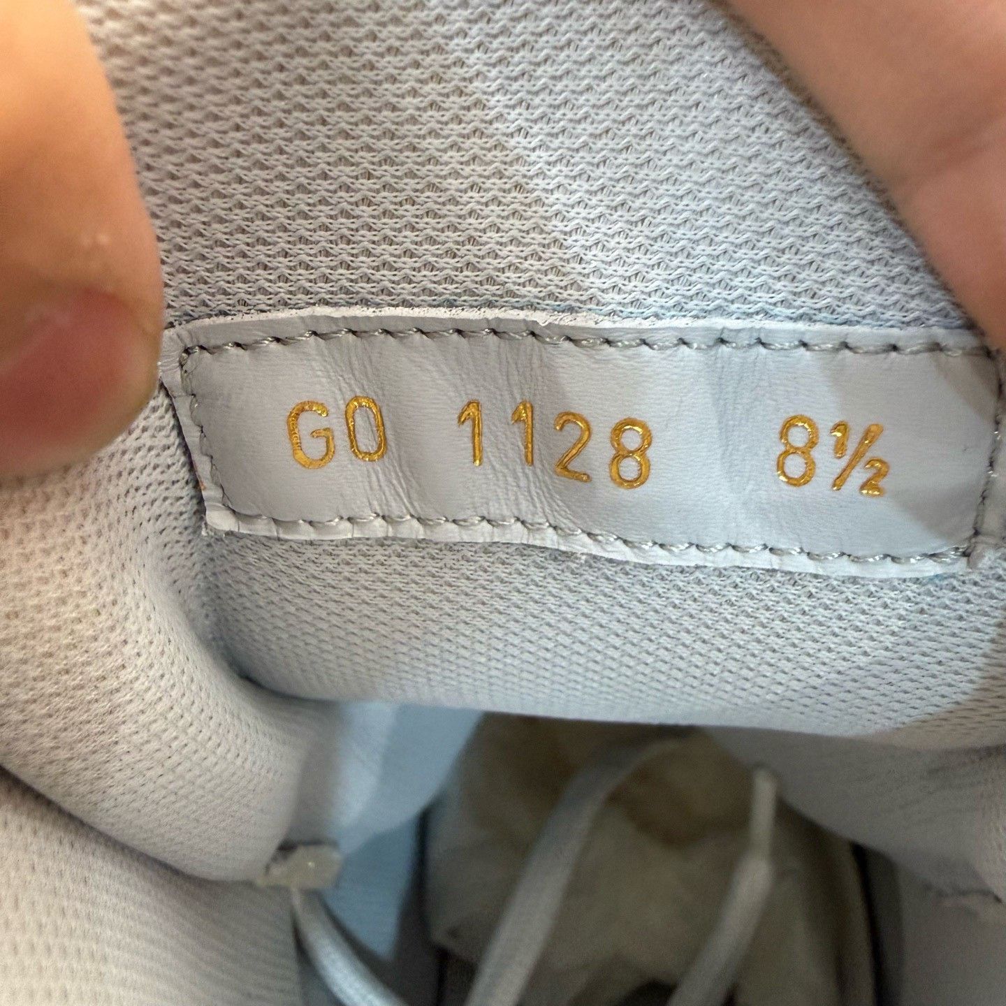 Louis Vuitton Louis Vuitton Blue White Trainer Hi-Top Sneakers US 9.5 Size US 9.5 / EU 42-43 - 8 Thumbnail