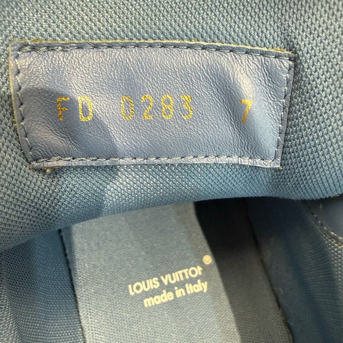 Louis Vuitton Louis Vuitton Blue Denim Monogram Trainer Sneakers 7 Size US 8 / EU 41 - 7 Thumbnail