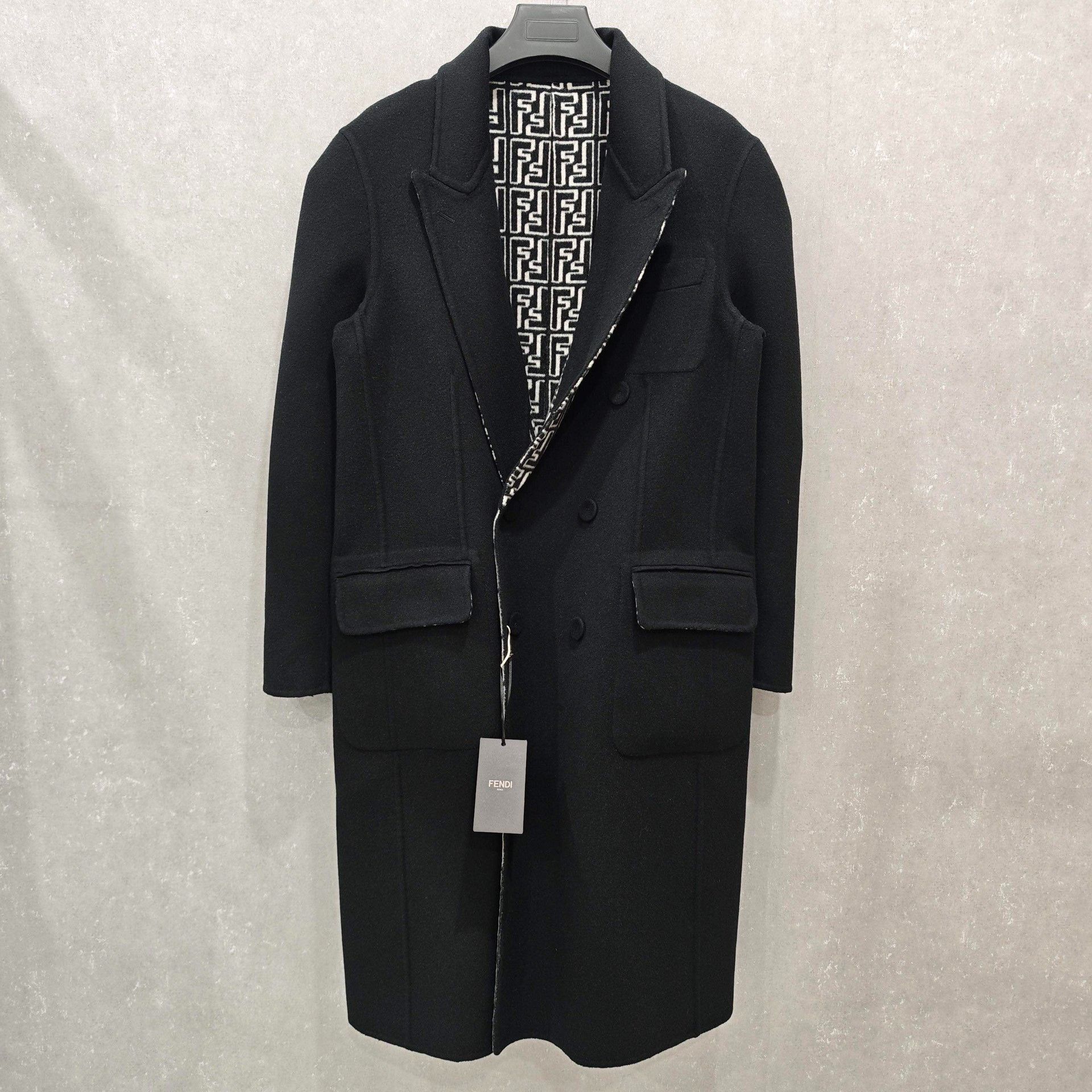 Fendi Fendi Double-Breasted Wool Coat IT 46 Size US S / EU 44-46 / 1 - 2 Thumbnail