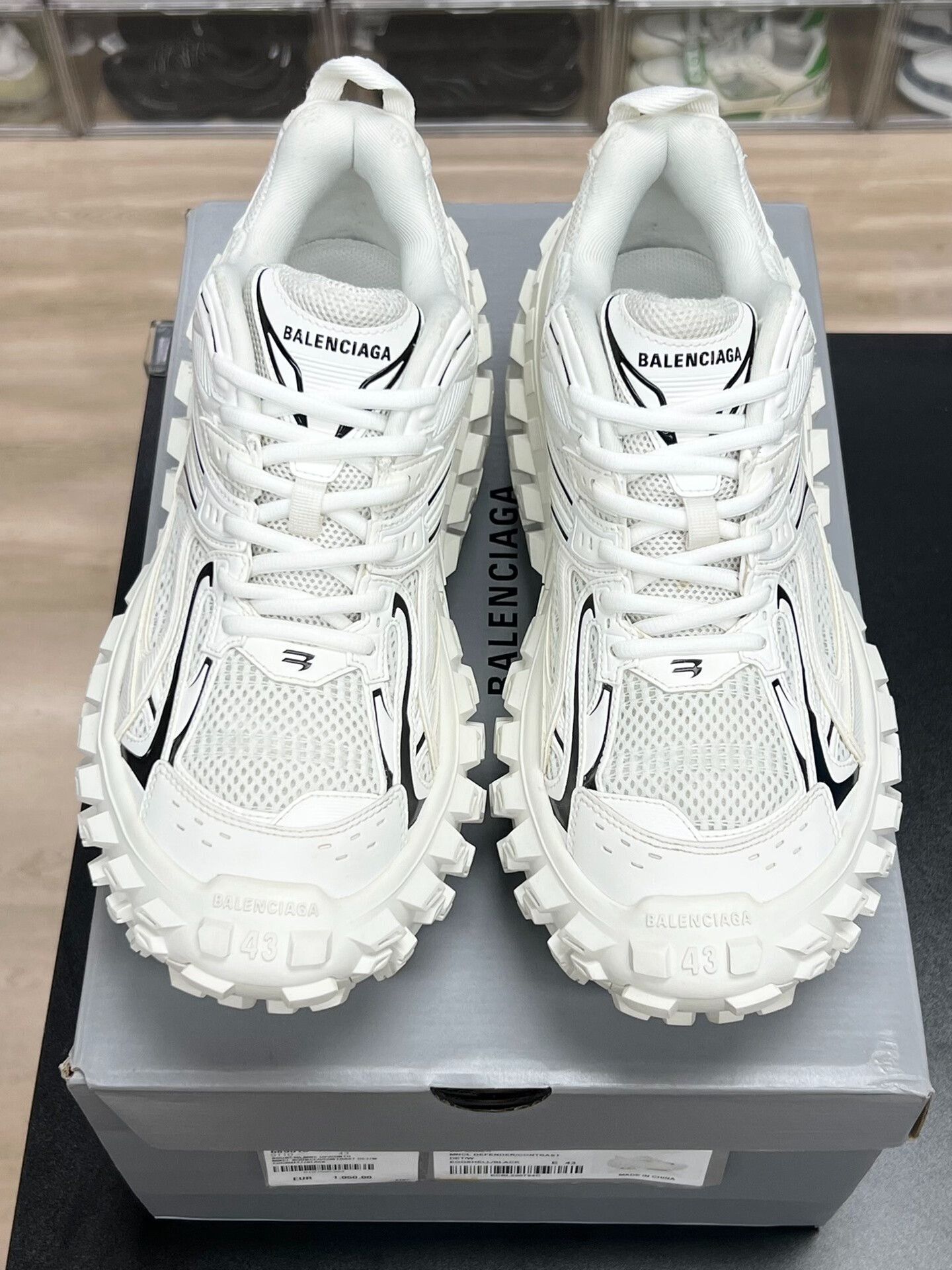 Balenciaga Balenciaga White Lowtop Sneakers 10 Men Size US 10 / EU 43 - 3 Thumbnail