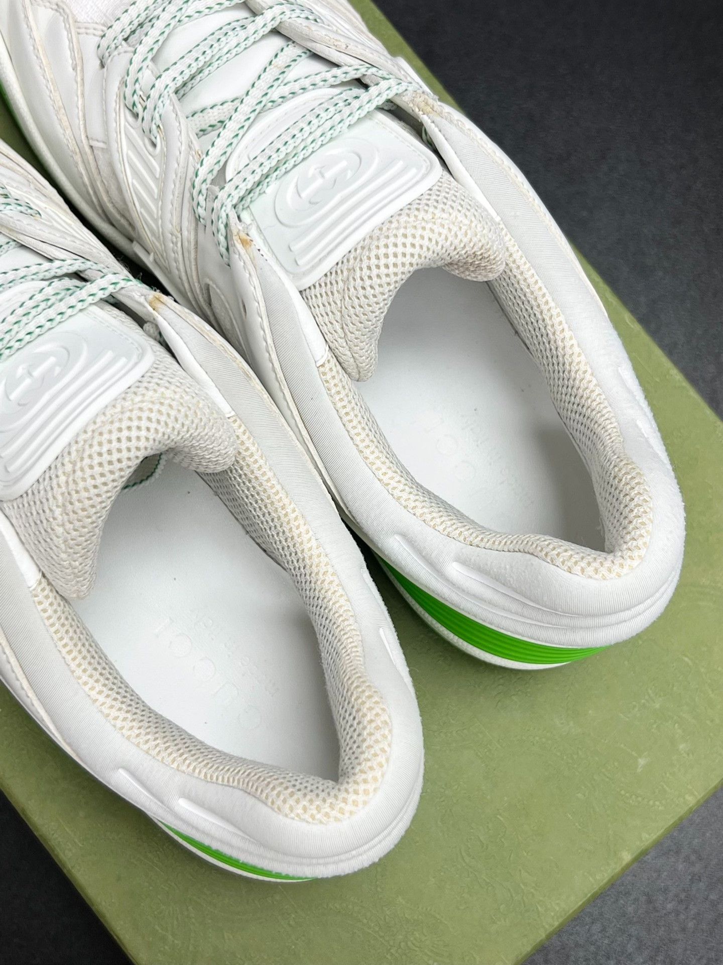 Gucci Gucci Green Lowtop Sneakers 9.5 Men Size US 9.5 / EU 42-43 - 4 Thumbnail