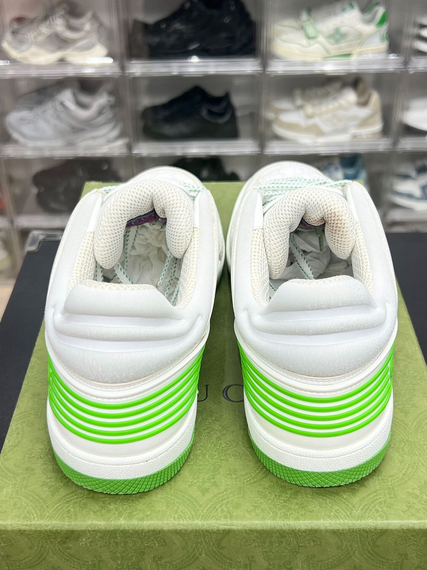 Gucci Gucci Green Lowtop Sneakers 9.5 Men Size US 9.5 / EU 42-43 - 7 Thumbnail
