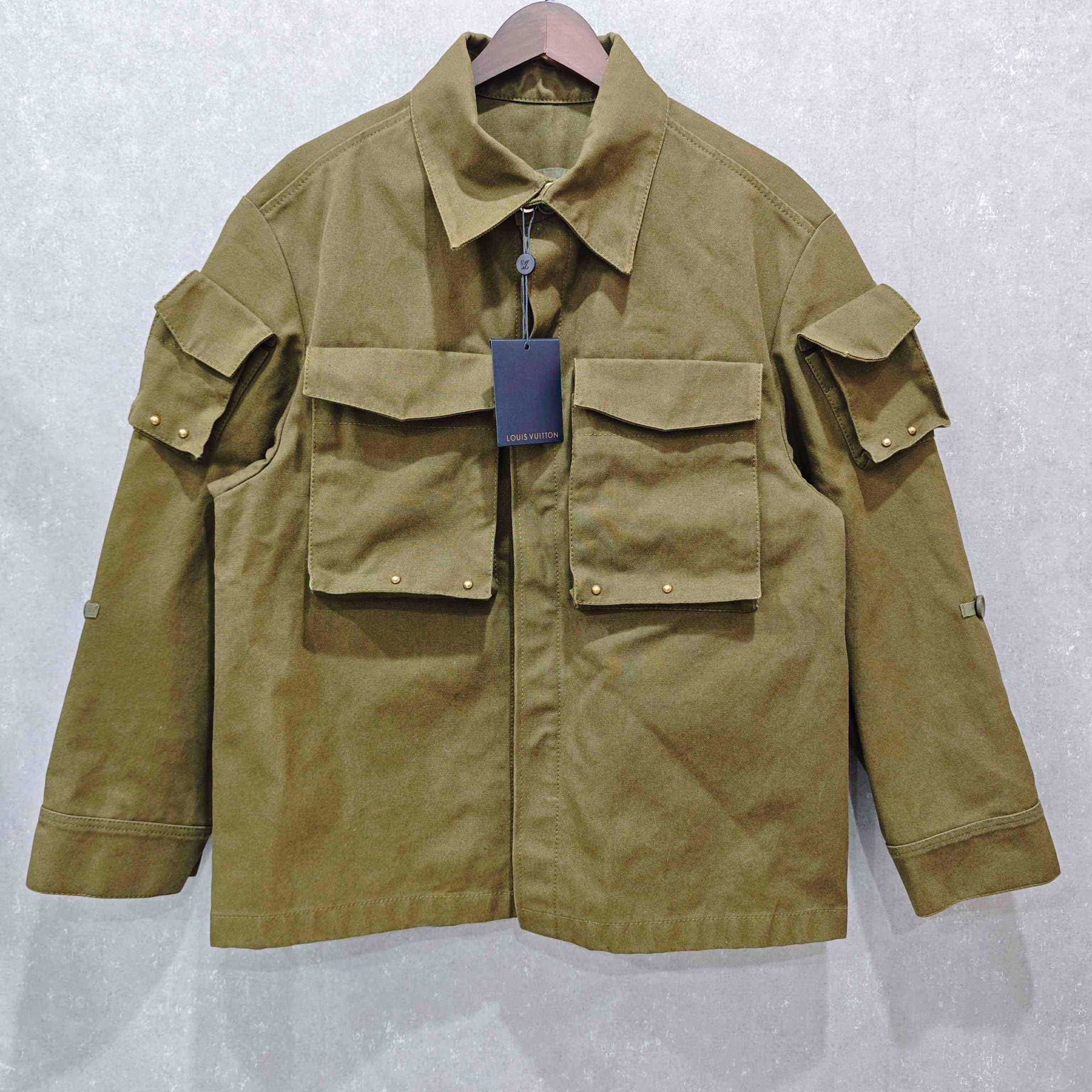 Louis Vuitton Louis Vuitton Studded Cotton Work Jacket L Size US L / EU 52-54 / 3 - 2 Thumbnail