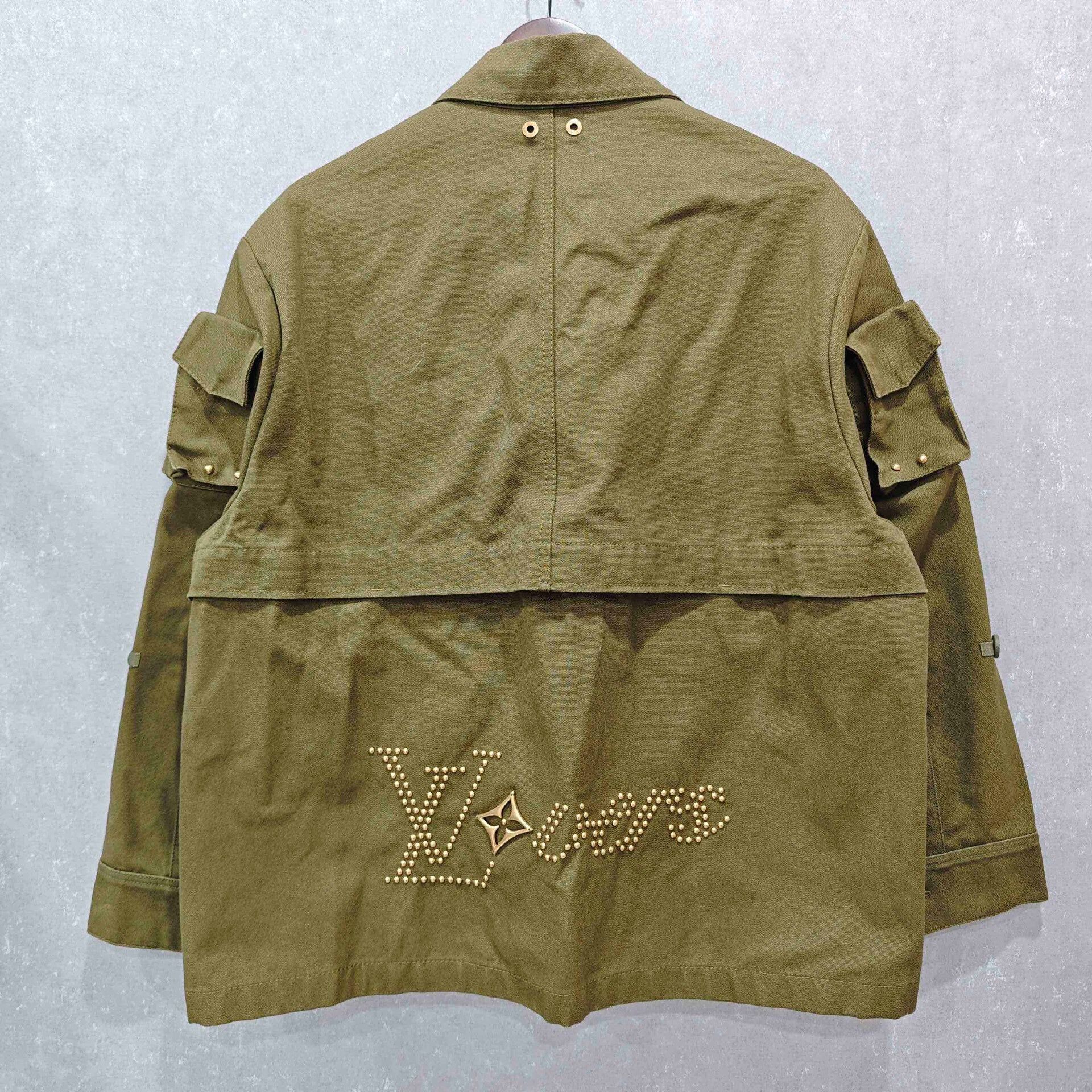 Louis Vuitton Louis Vuitton Studded Cotton Work Jacket L Size US L / EU 52-54 / 3 - 3 Thumbnail