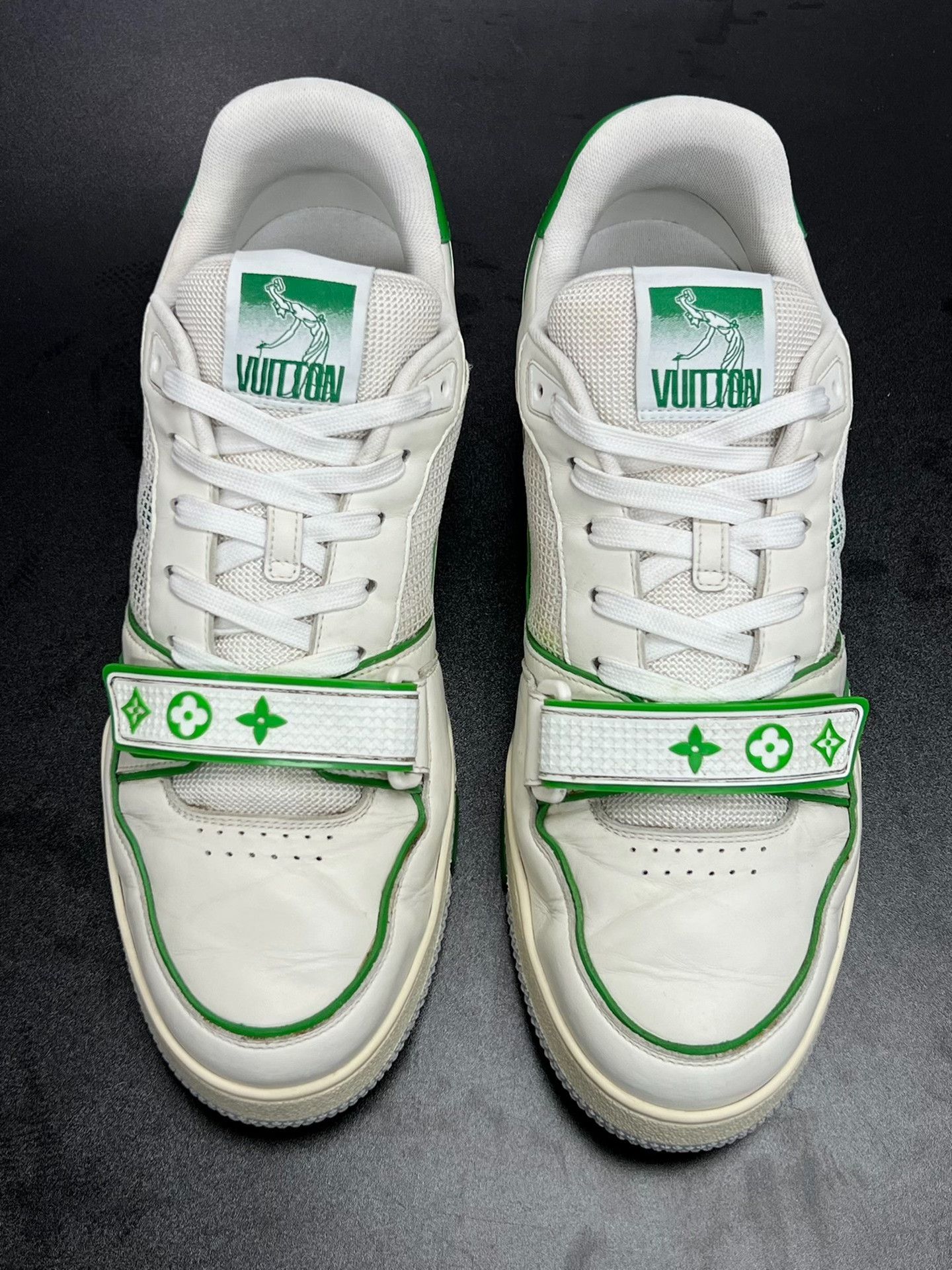 Louis Vuitton Louis Vuitton Training Green Lowtop Sneakers 10.5 Men Size US 10.5 / EU 43-44 - 3 Thumbnail
