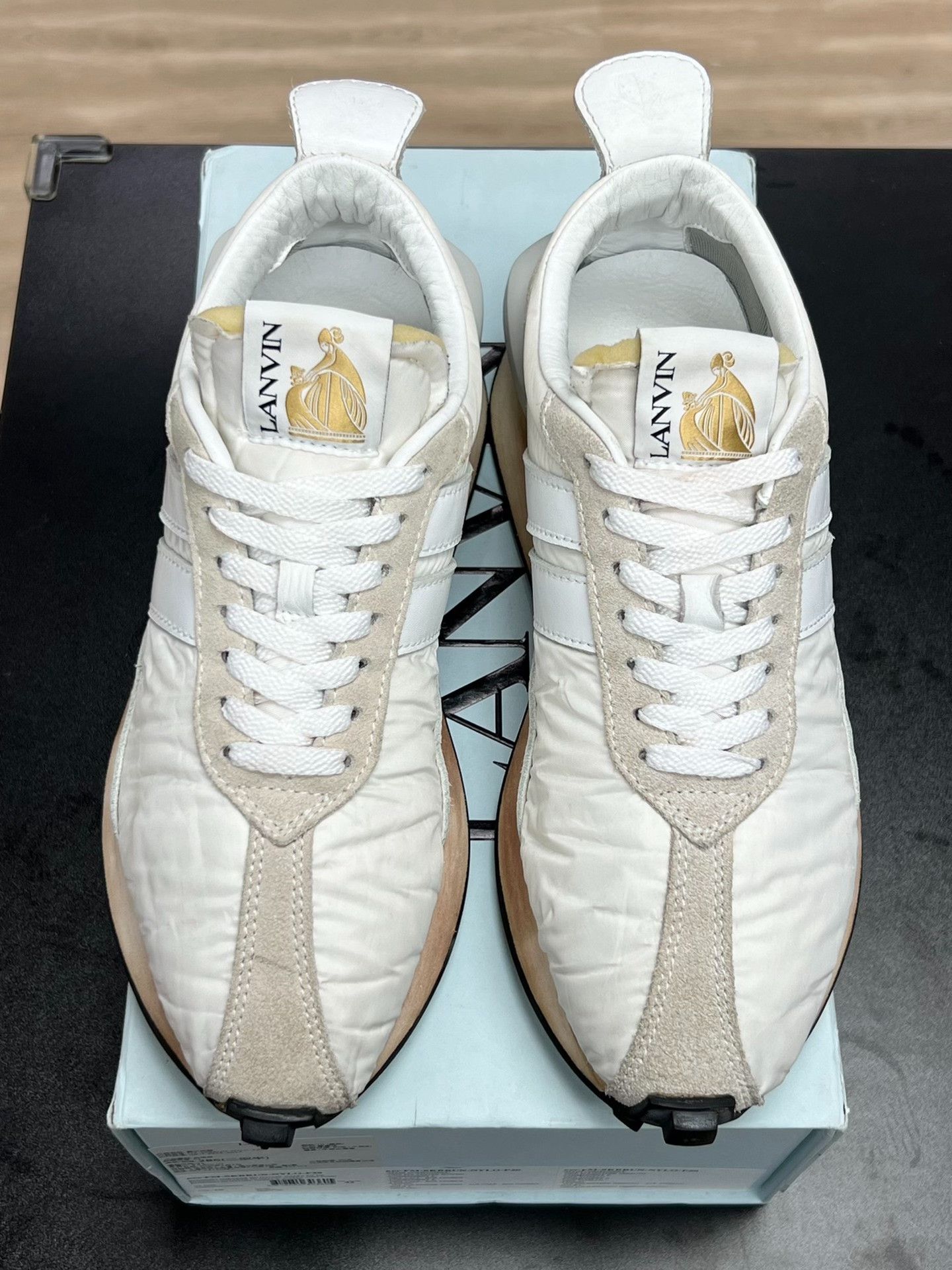 Lanvin Lanvin Casual White Lowtop Sneakers 9 Men Size US 9 / EU 42 - 3 Thumbnail