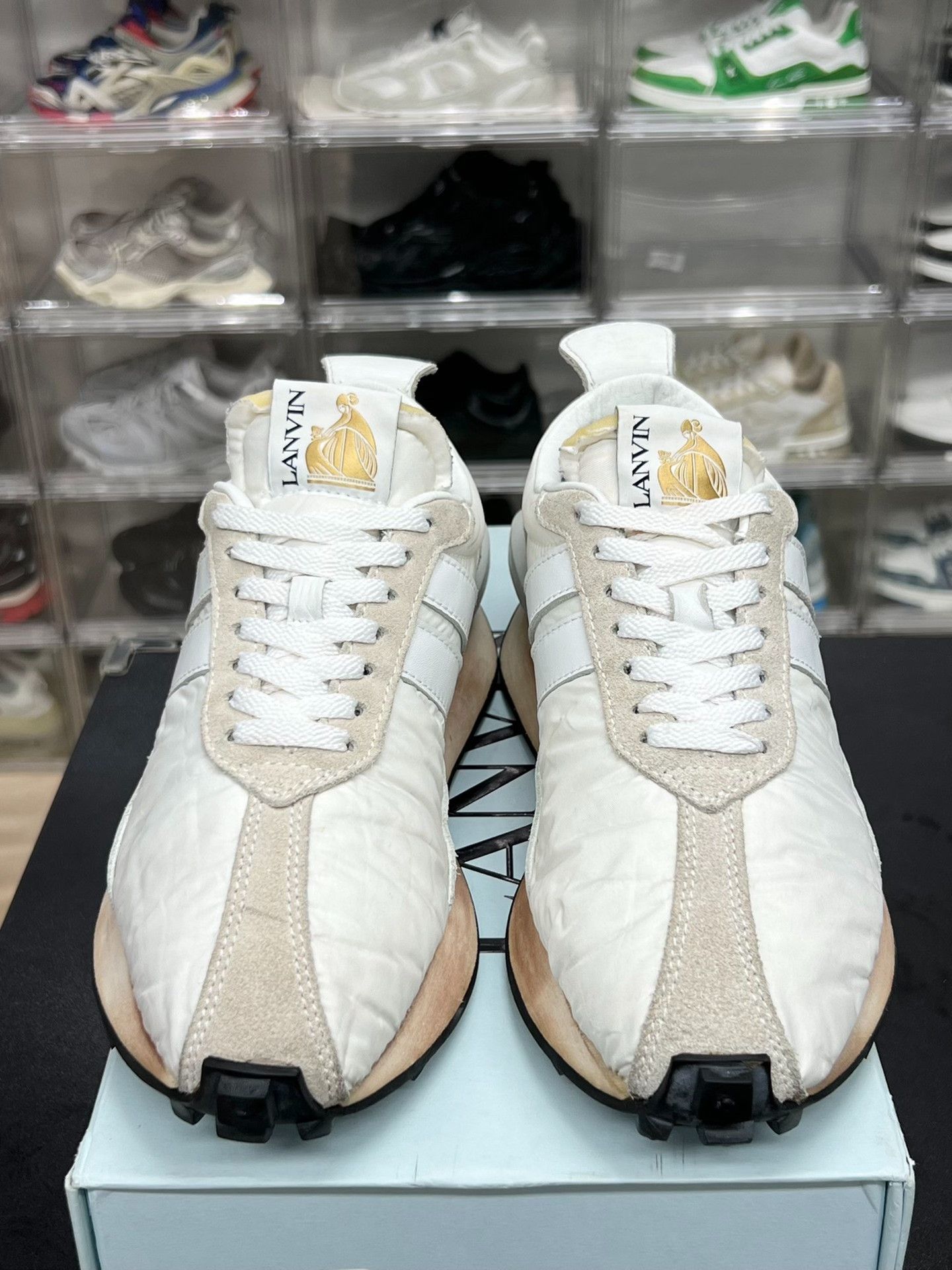 Lanvin Lanvin Casual White Lowtop Sneakers 9 Men Size US 9 / EU 42 - 2 Thumbnail