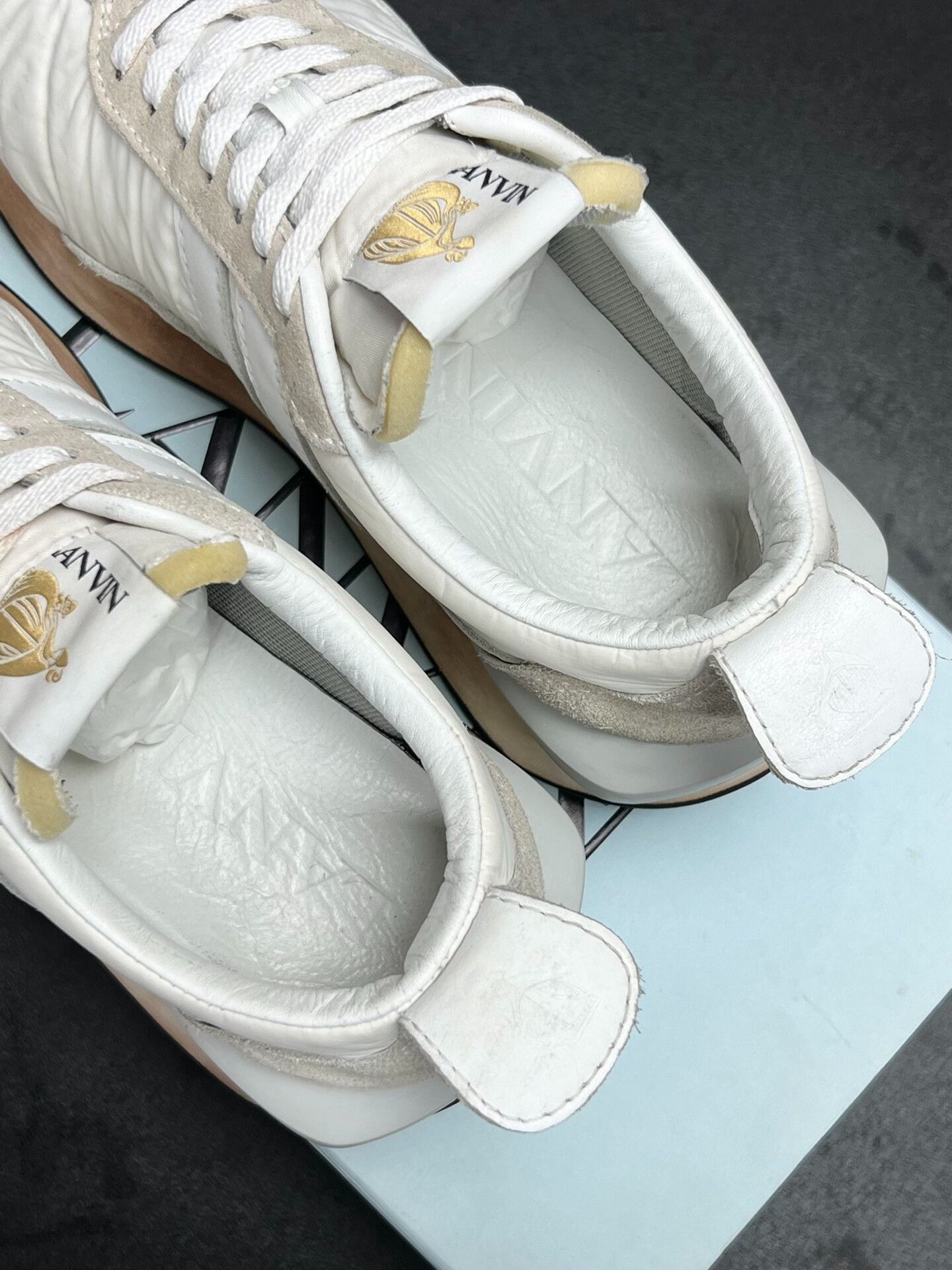 Lanvin Lanvin Casual White Lowtop Sneakers 9 Men Size US 9 / EU 42 - 4 Thumbnail