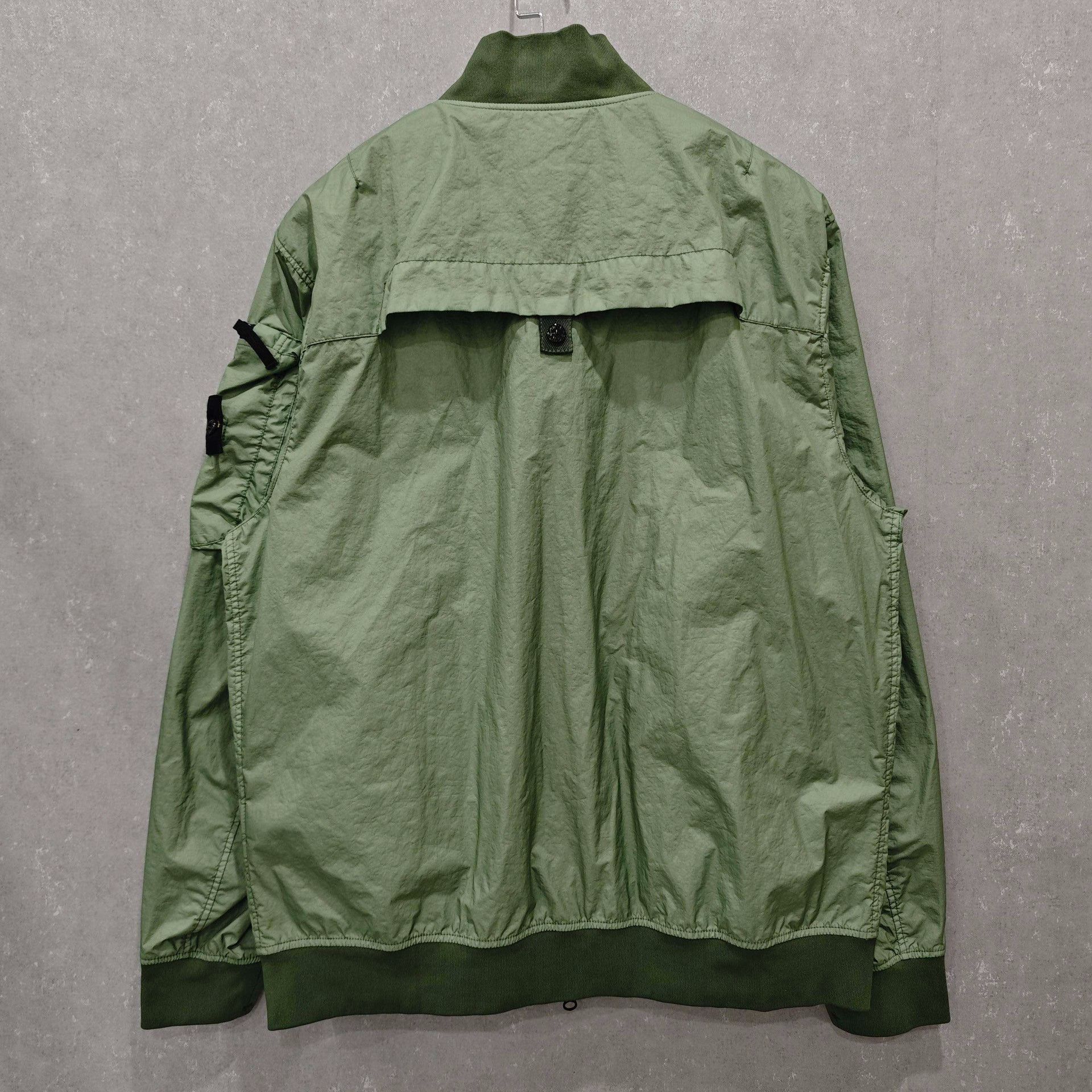 Stone Island Stone Island Green Resin Bomber Jacket XL Size US XL / EU 56 / 4 - 3 Thumbnail
