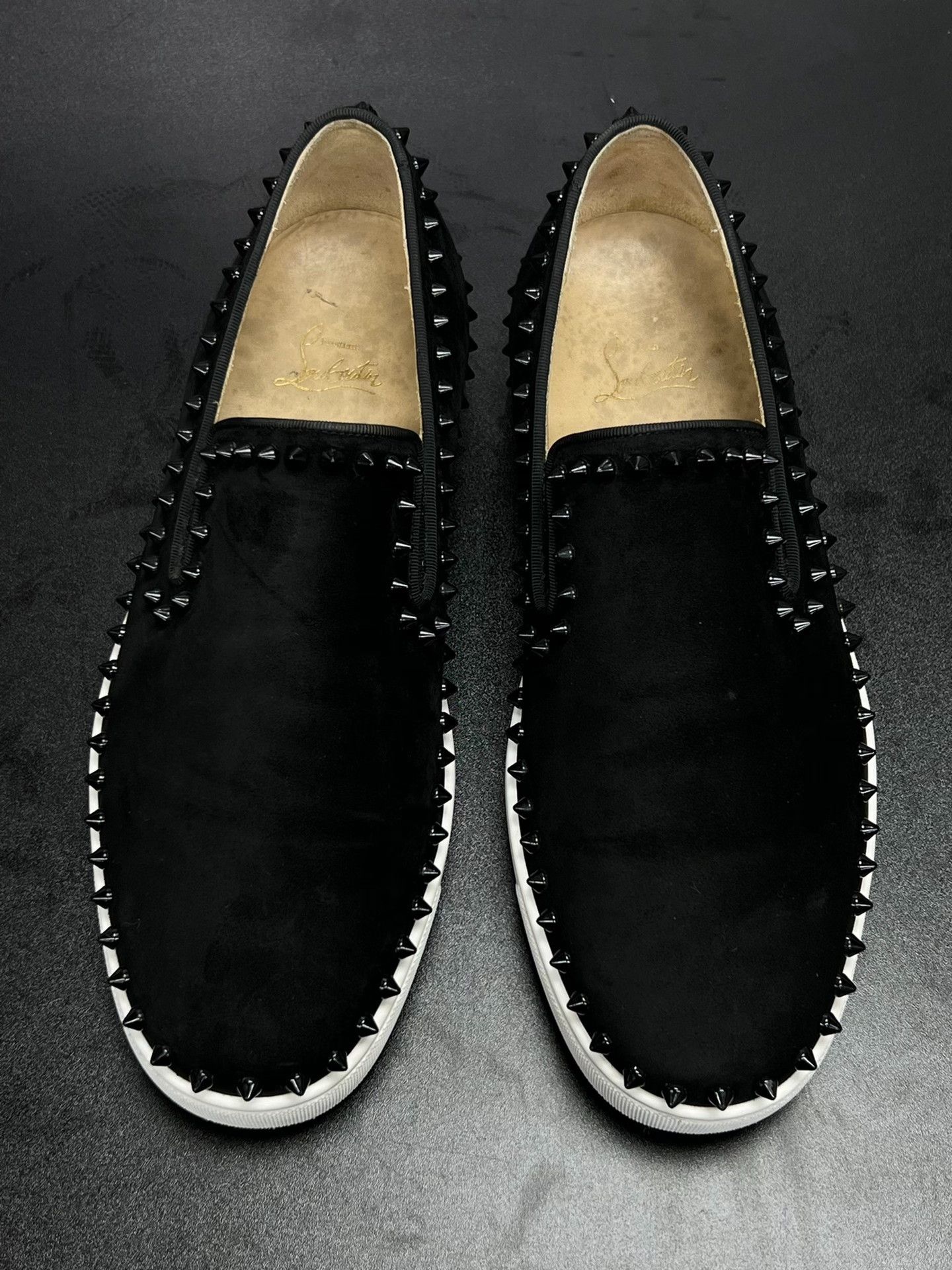 Christian Louboutin Christian Louboutin Black Lowtop Sneakers 9.5 Men Size US 9.5 / EU 42-43 - 3 Thumbnail