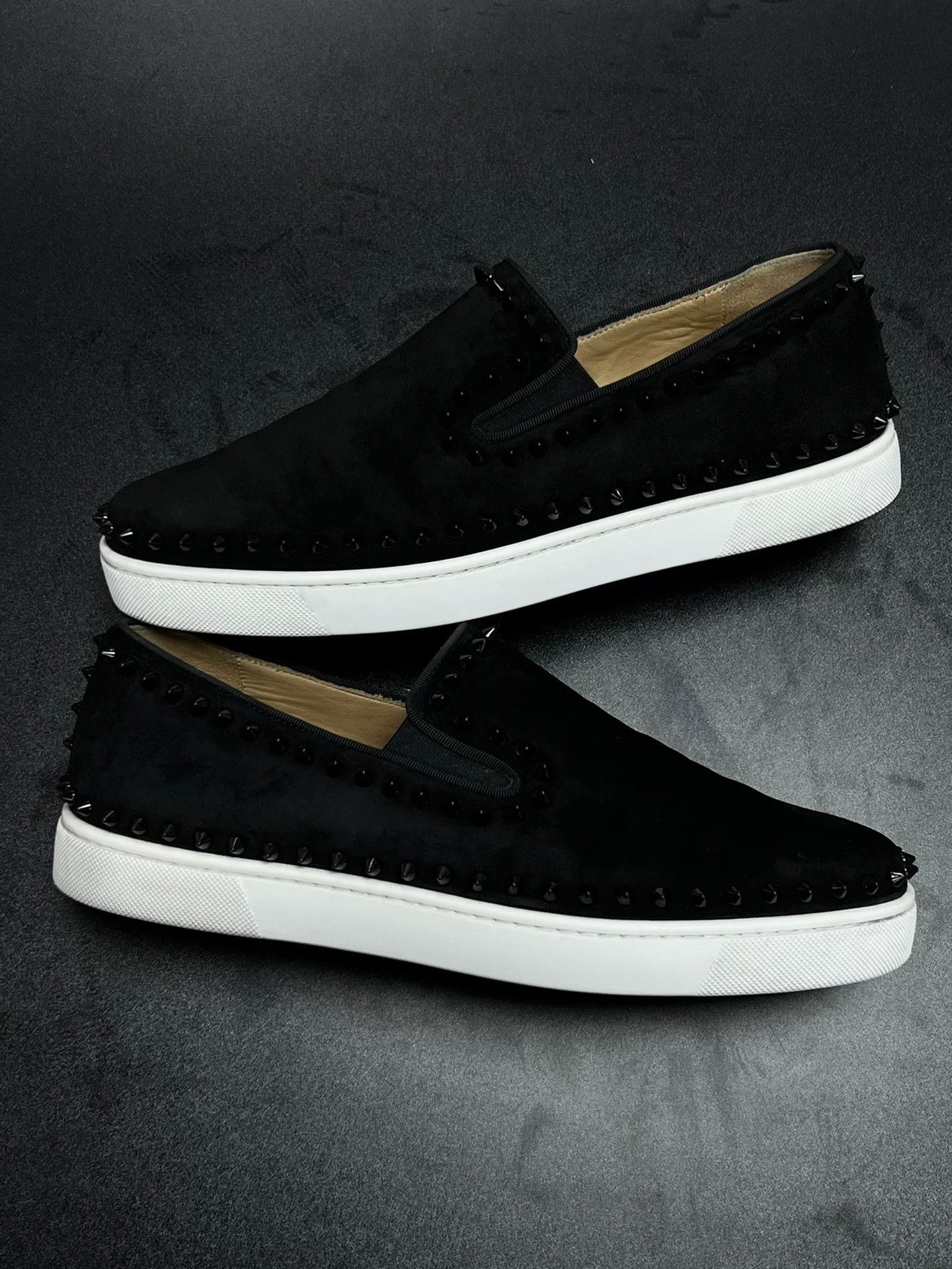 Christian Louboutin Christian Louboutin Black Lowtop Sneakers 9.5 Men Size US 9.5 / EU 42-43 - 4 Thumbnail