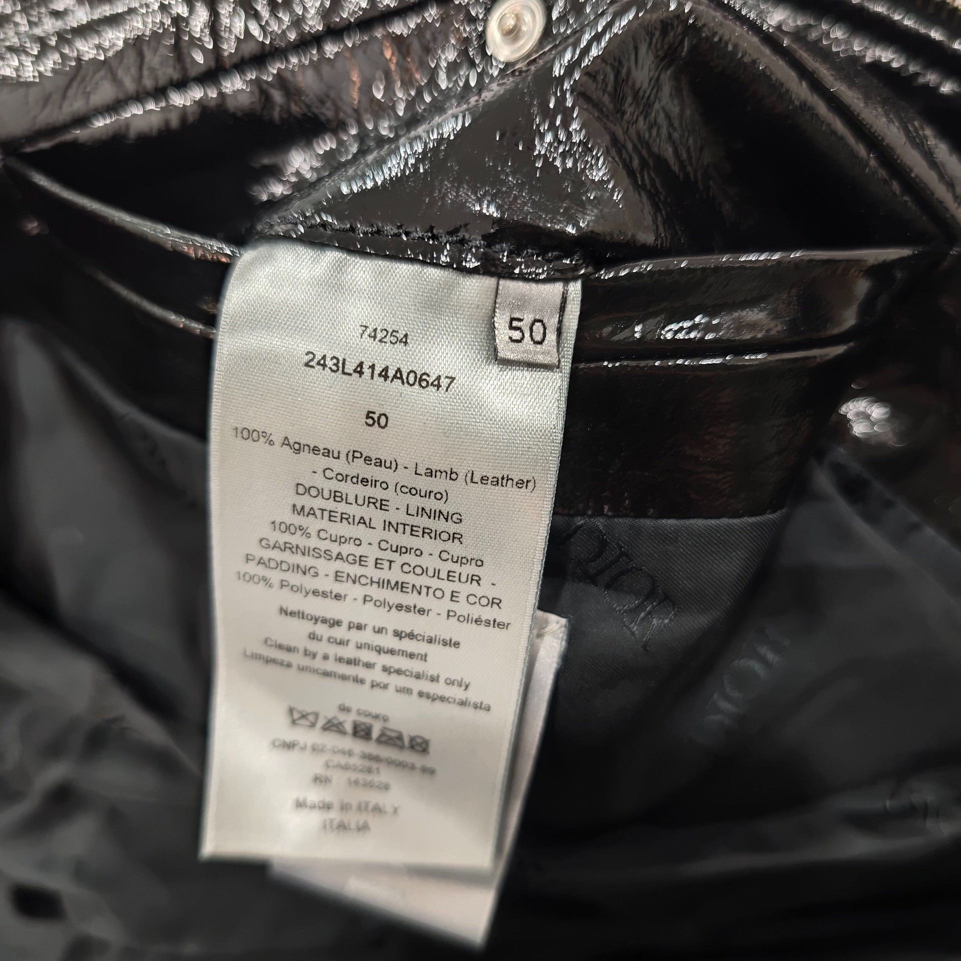 Dior Dior Cannage Quilted Lambskin Jacket 50 Size US M / EU 48-50 / 2 - 5 Thumbnail