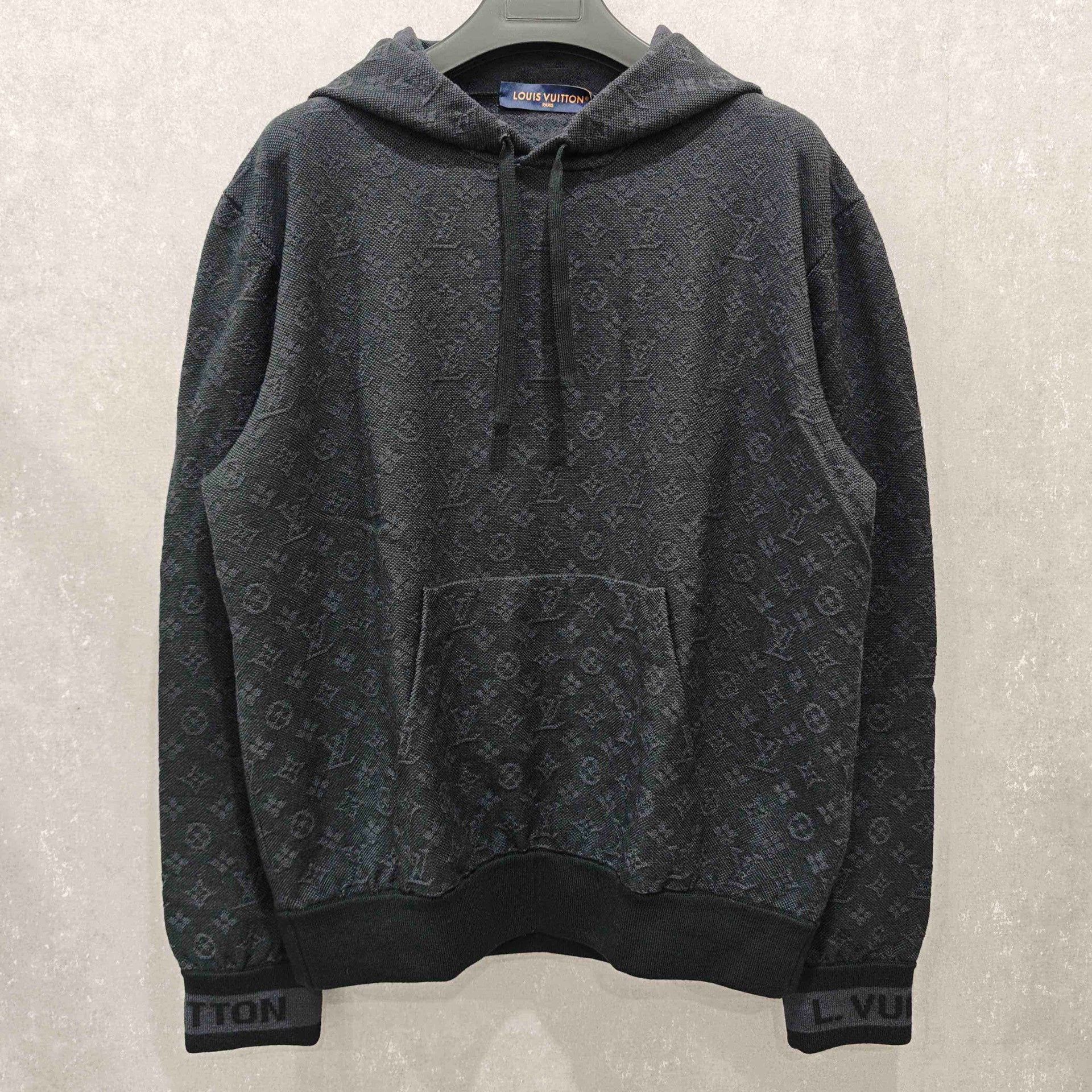 Louis Vuitton Louis Vuitton Monogram Wool Hoodie Size L Size US L / EU 52-54 / 3 - 2 Thumbnail
