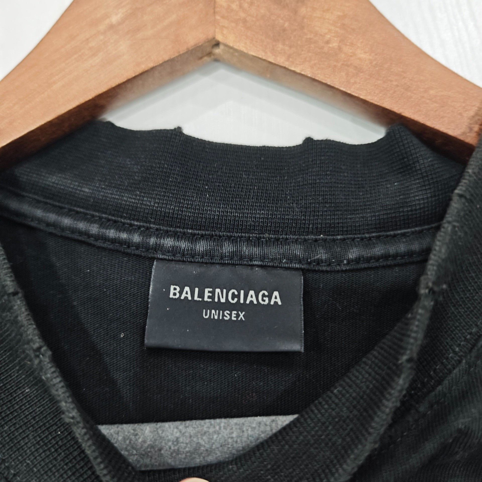 Balenciaga Balenciaga Studded Logo Washed T-Shirt S Size US S / EU 44-46 / 1 - 4 Thumbnail