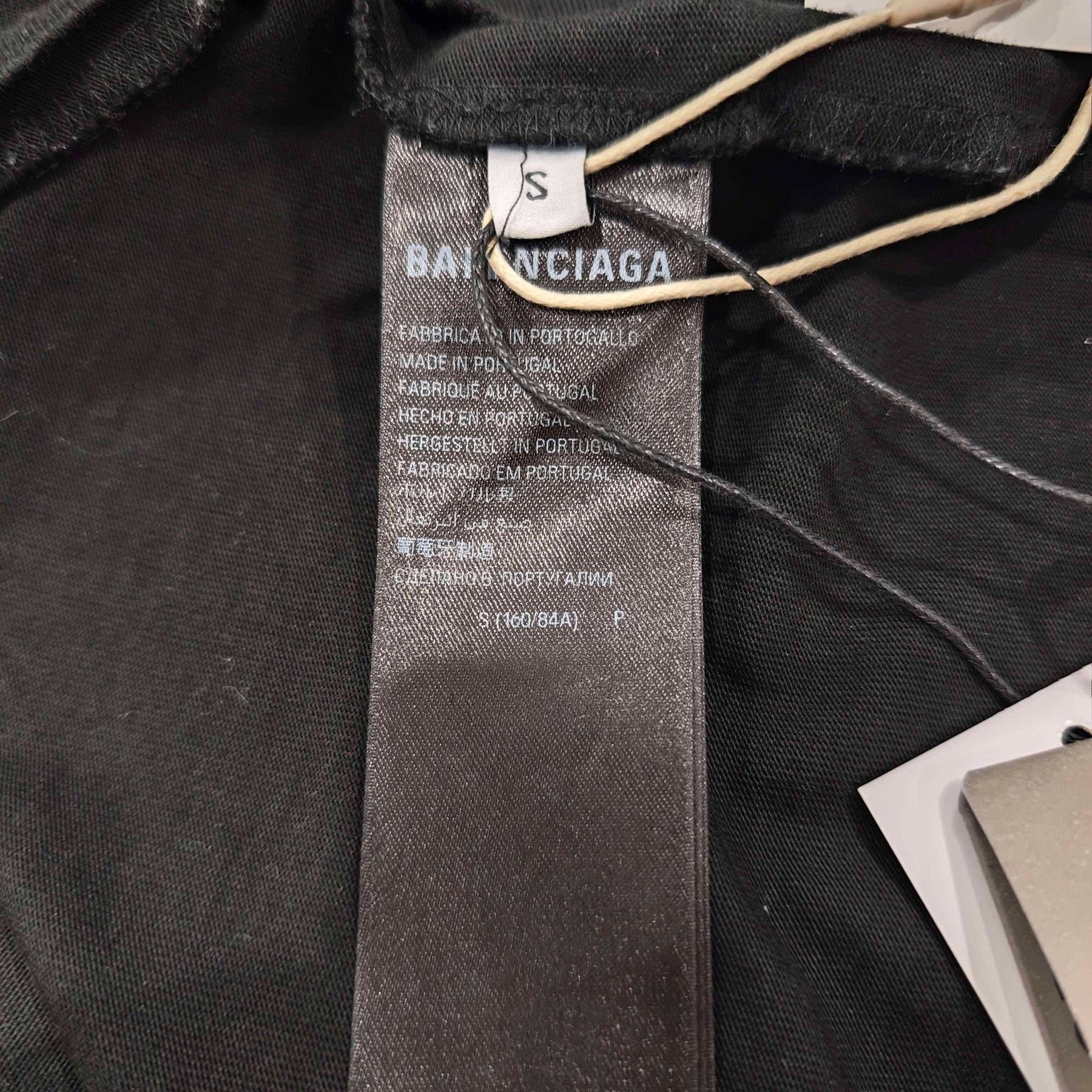 Balenciaga Balenciaga Studded Logo Washed T-Shirt S Size US S / EU 44-46 / 1 - 5 Thumbnail