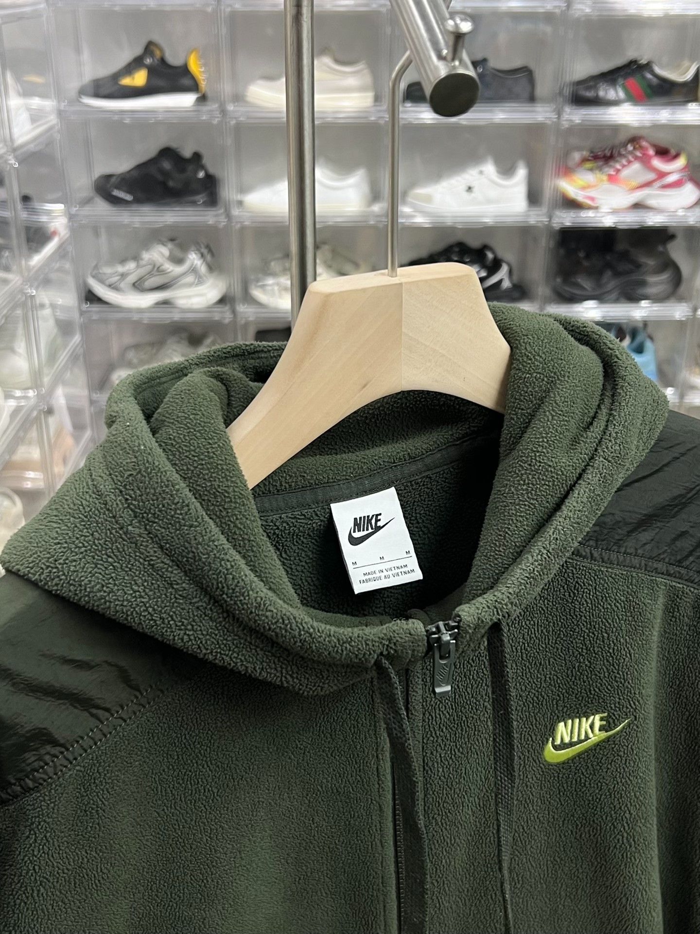 Nike Nike Embroidered Green Light Jacket m Men Size US M / EU 48-50 / 2 - 2 Thumbnail