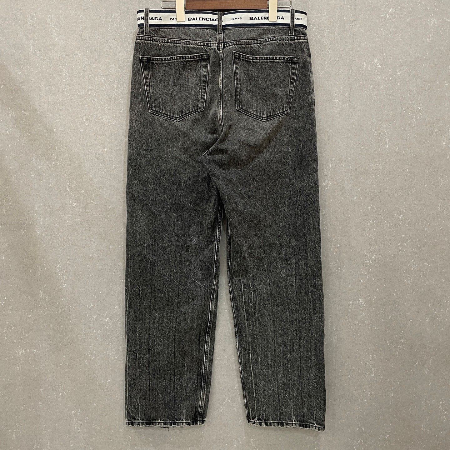 Balenciaga Balenciaga Washed Logo Waistband Jeans Size S Size US 30 / EU 46 - 3 Thumbnail