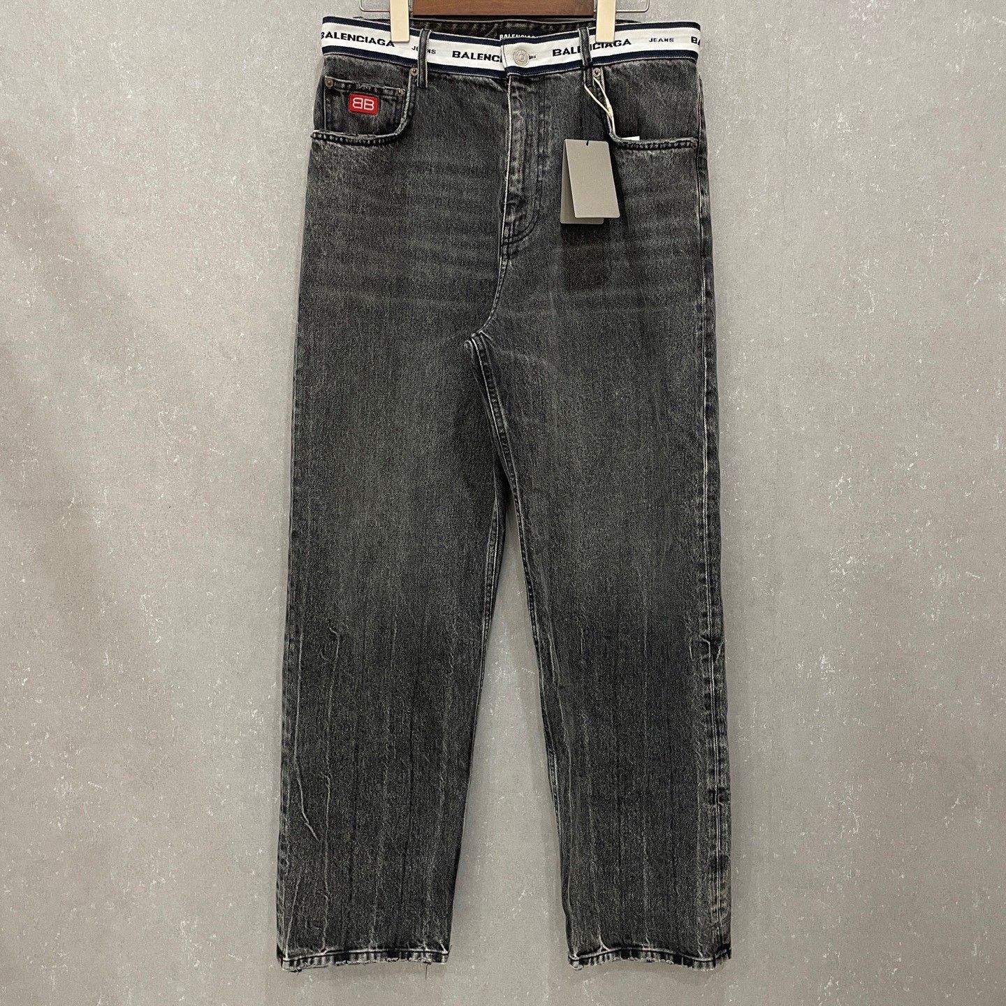 Balenciaga Balenciaga Washed Logo Waistband Jeans Size S Size US 30 / EU 46 - 2 Thumbnail