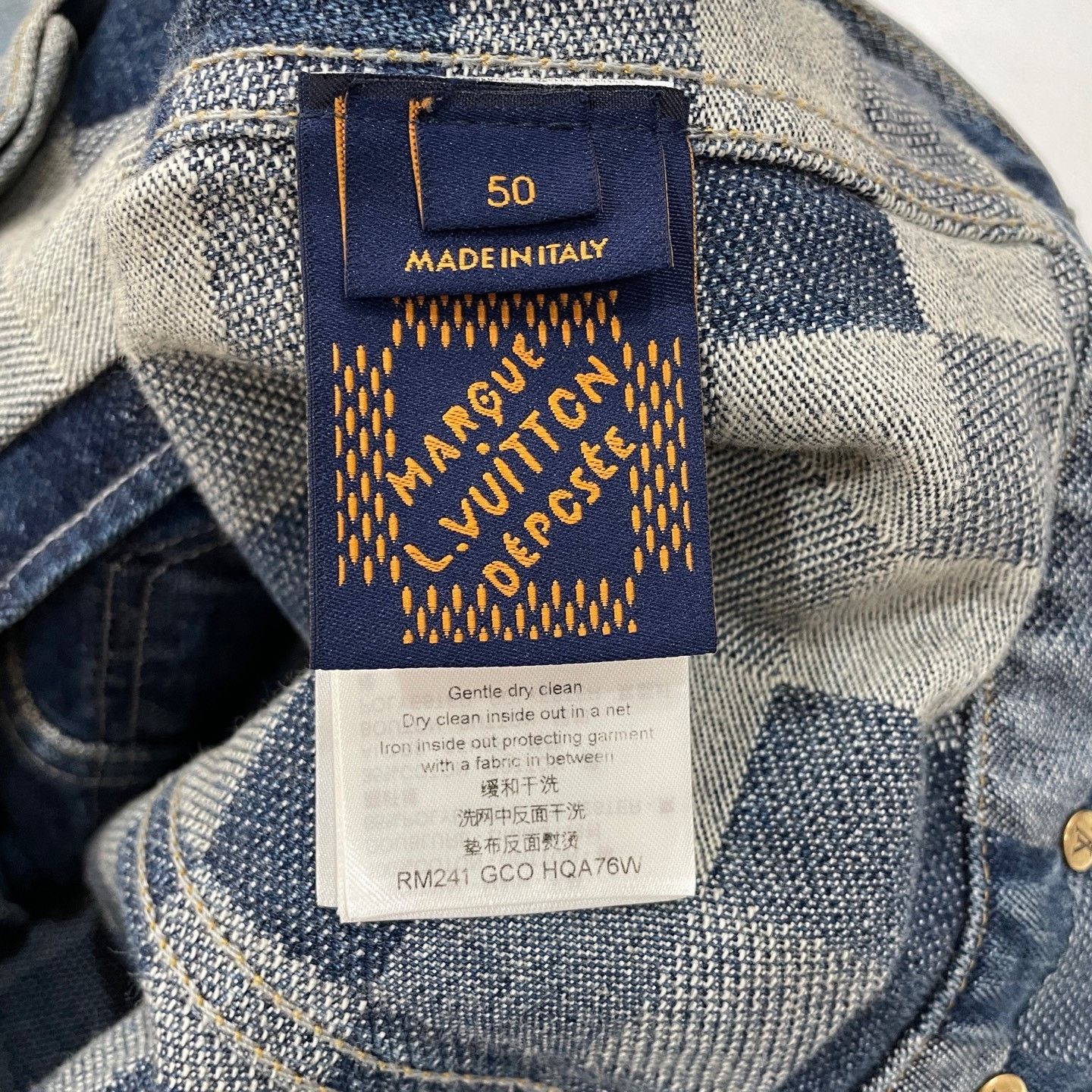 Louis Vuitton Louis Vuitton Pharrell Damier Denim Jacket 50 Size US M / EU 48-50 / 2 - 5 Thumbnail