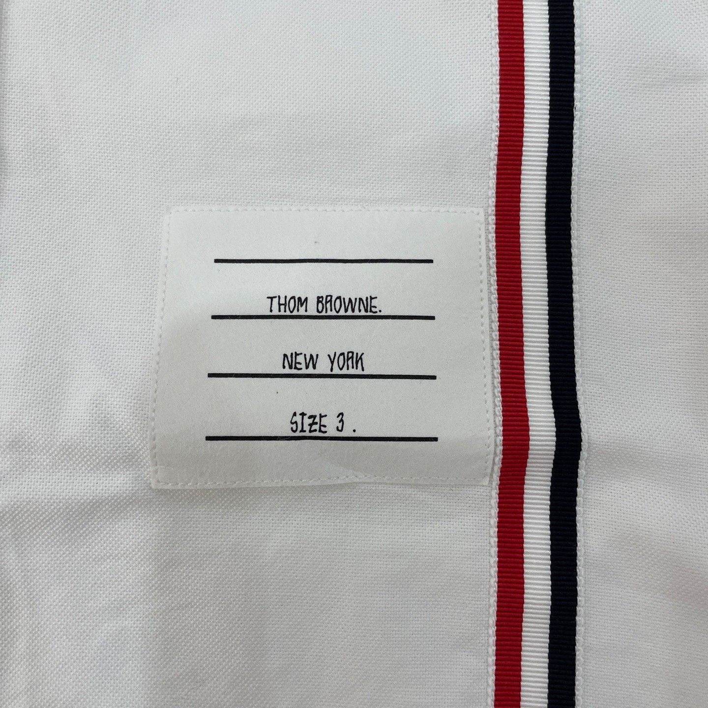 Thom Browne Thom Browne Vertical Stripe Button Down Shirt Size 3 Size US L / EU 52-54 / 3 - 5 Thumbnail