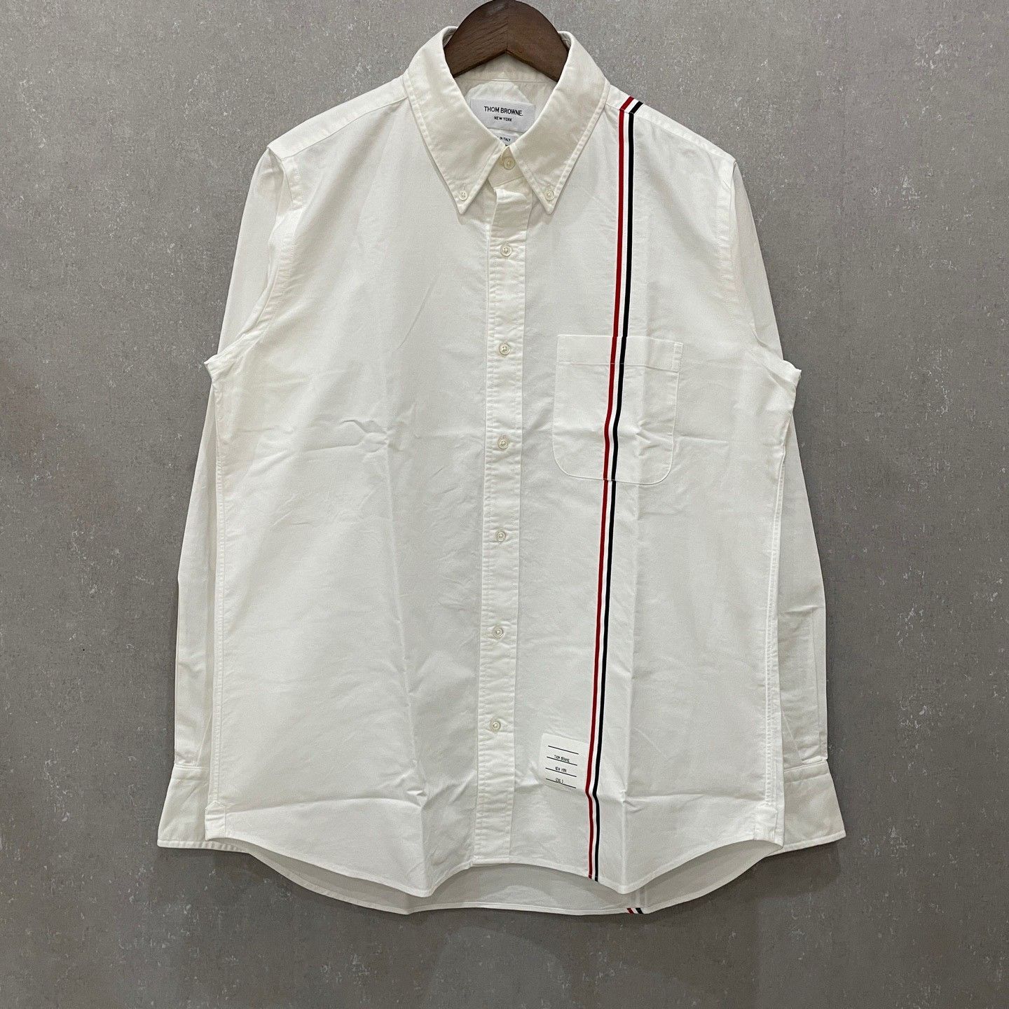 Thom Browne Thom Browne Vertical Stripe Button Down Shirt Size 3 Size US L / EU 52-54 / 3 - 2 Thumbnail