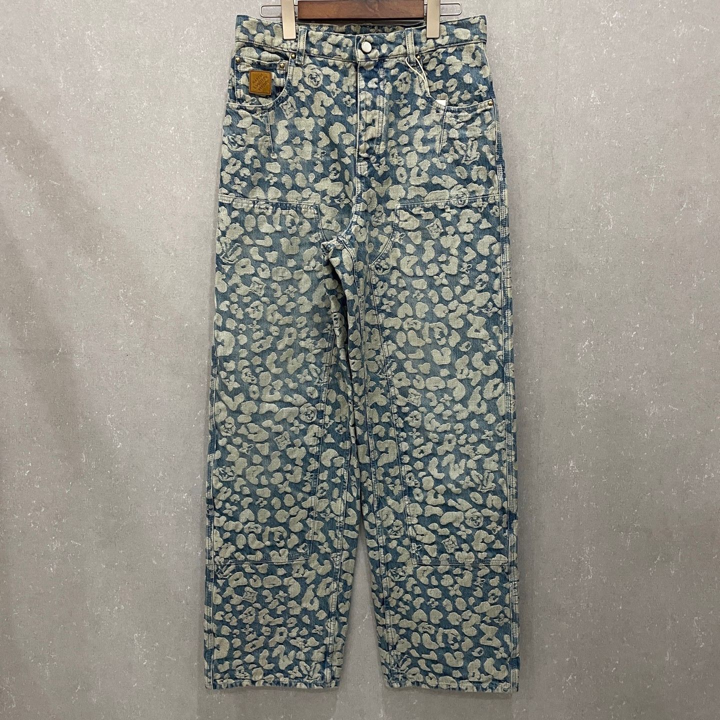 Louis Vuitton Louis Vuitton x Nigo Monogram Denim Jeans 28 Size US 28 / EU 44 - 7 Thumbnail