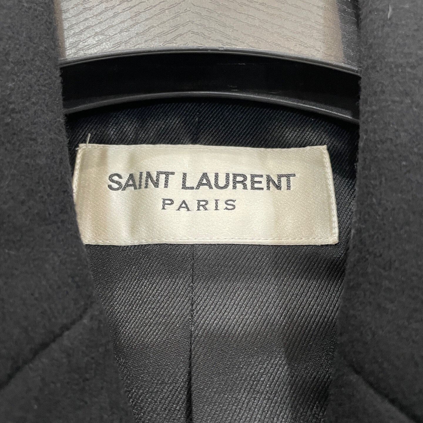 Saint Laurent Paris Saint Laurent Gold Button Wool Coat 36 Size XS / US 0-2 / IT 36-38 - 4 Thumbnail